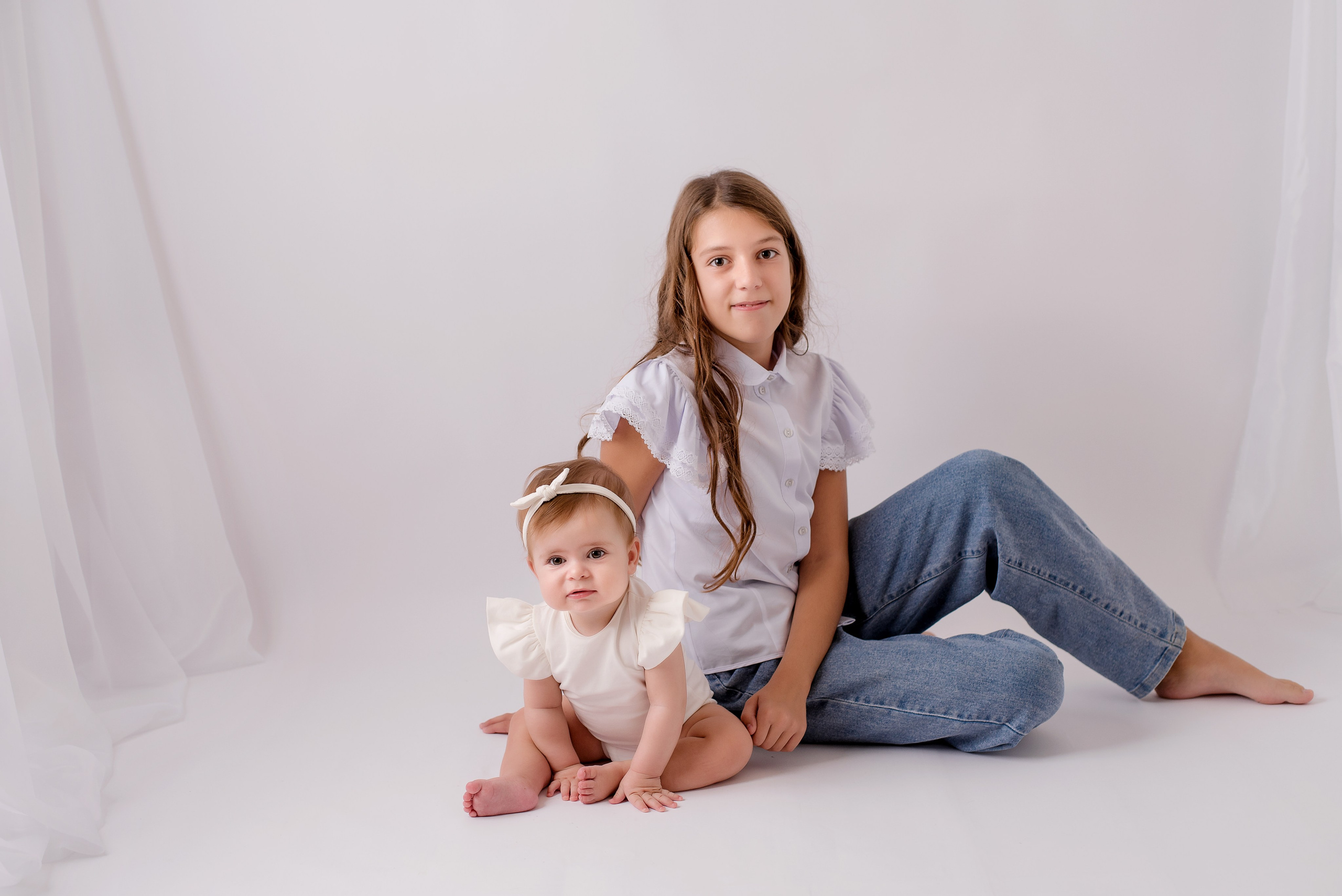 Ника и Кира. Детский фотограф в Долгопрудном и Москве