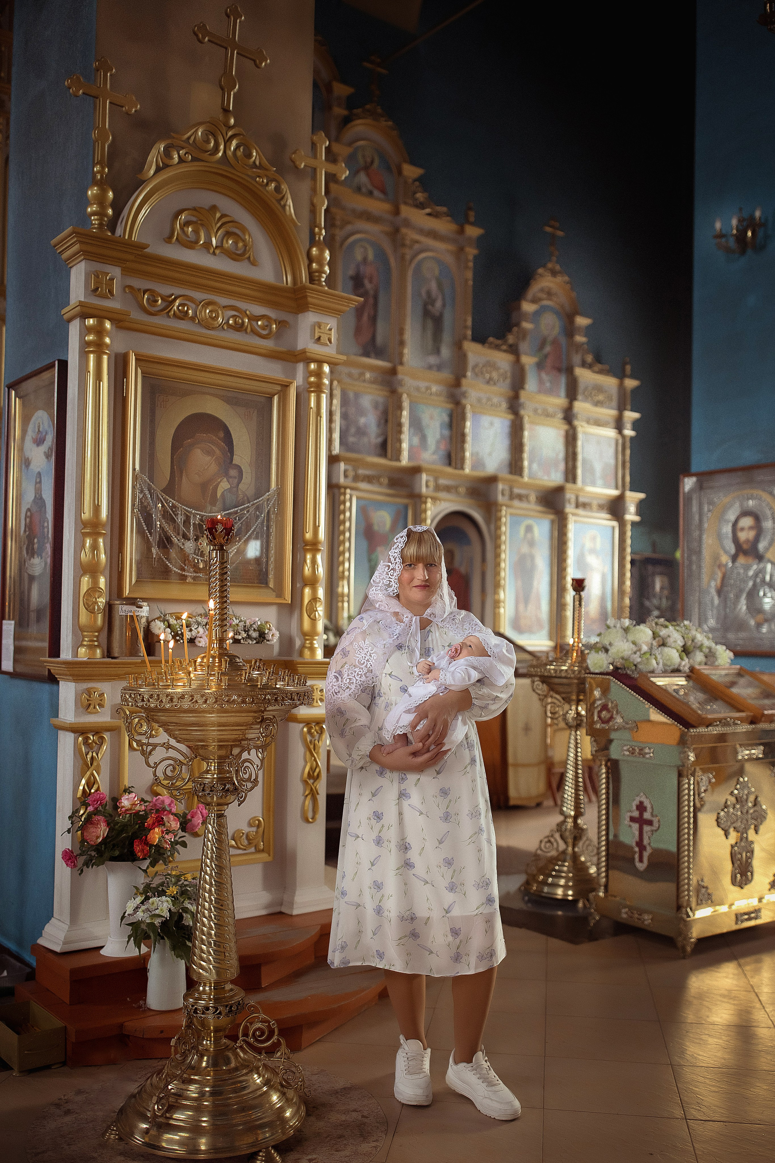 Крещение Полины село Хохол. Фотограф на крещение и венчание