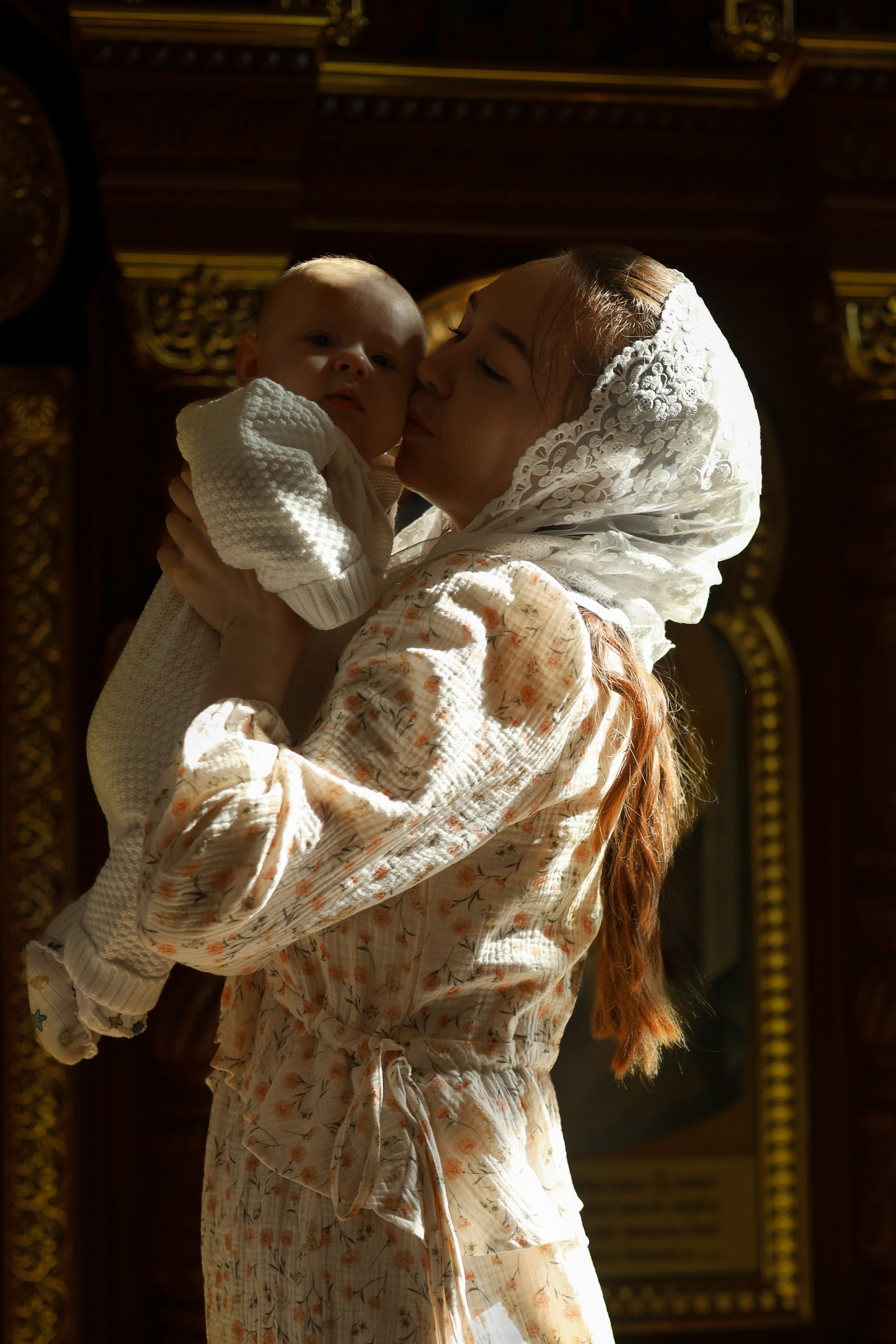 Таинство крещения. Фотограф новорожденных Саратов