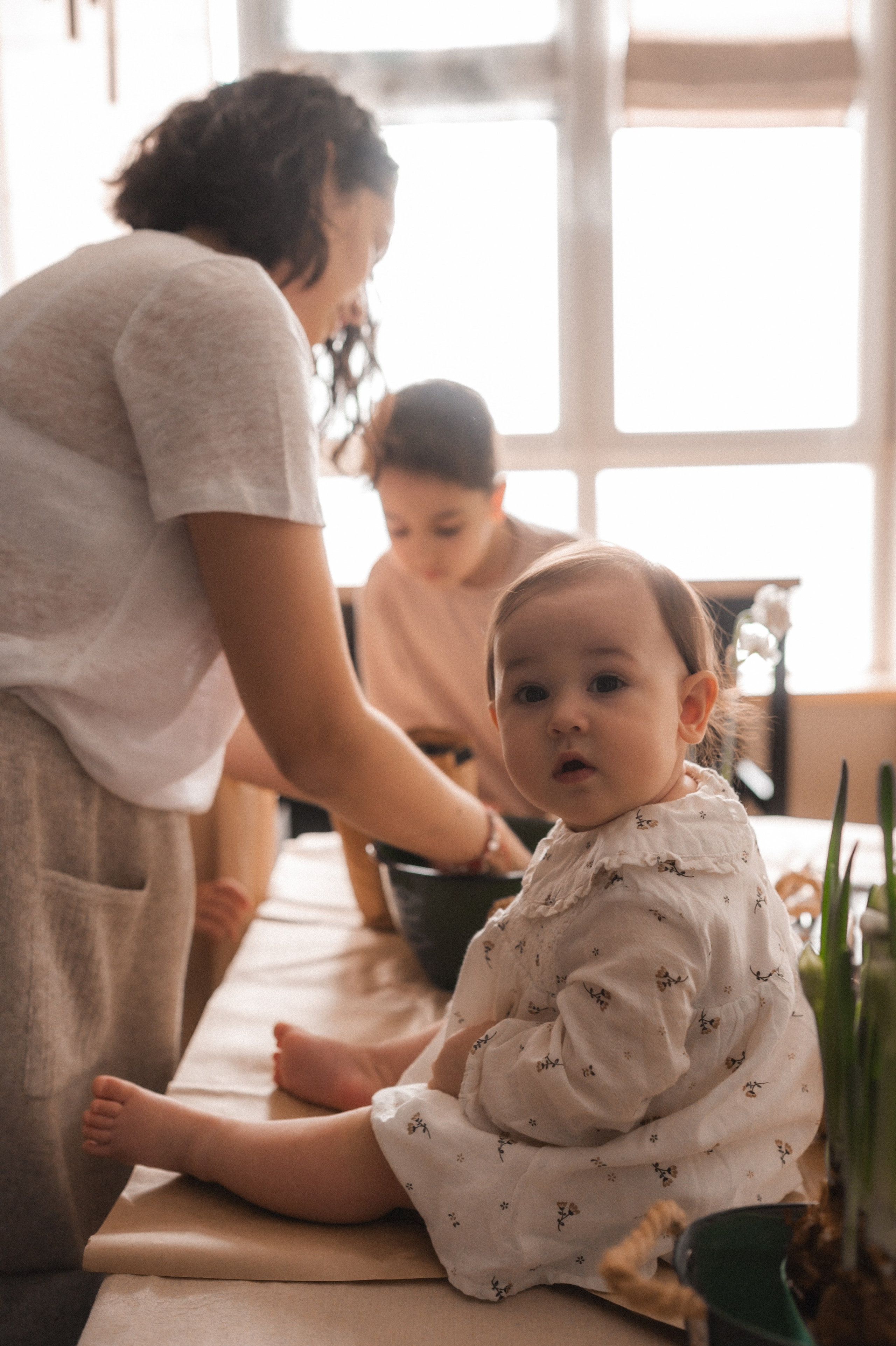 Полина, Дима, Мия и Эмма дома. Семейный и свадебный lifestyle-фотограф в Москве Мария Петрова