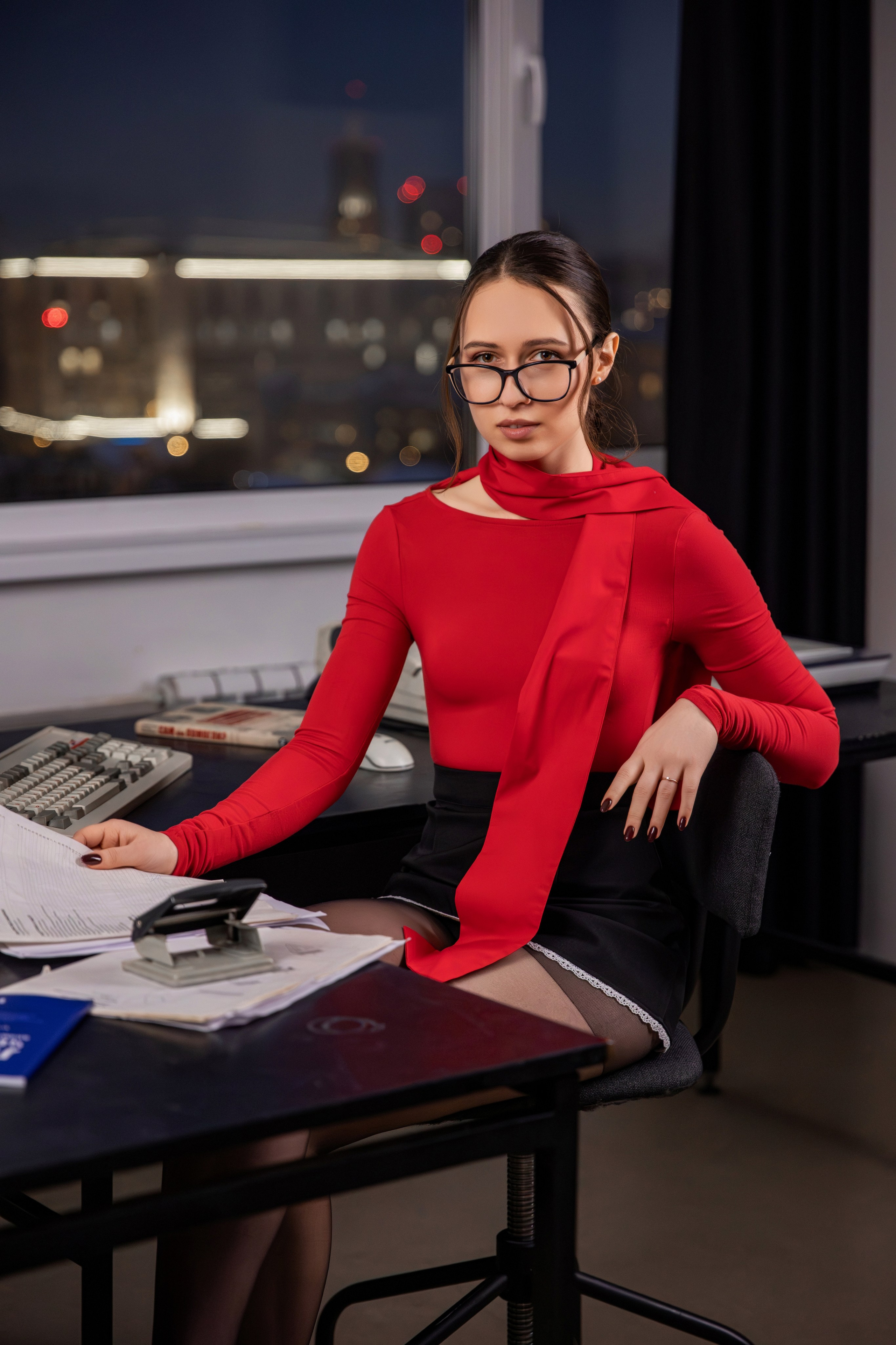 Женская фотосессия в офисе. Семейный и женский фотограф в Москве Надежда Воробьева