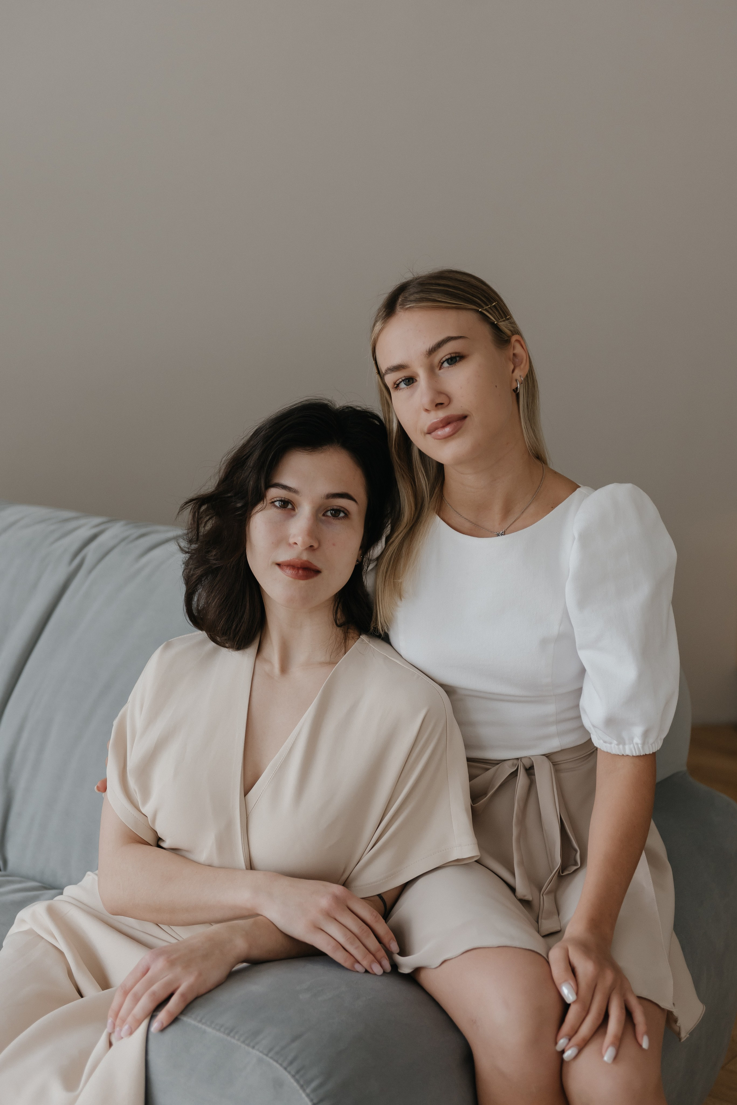 В студии большой семьёй