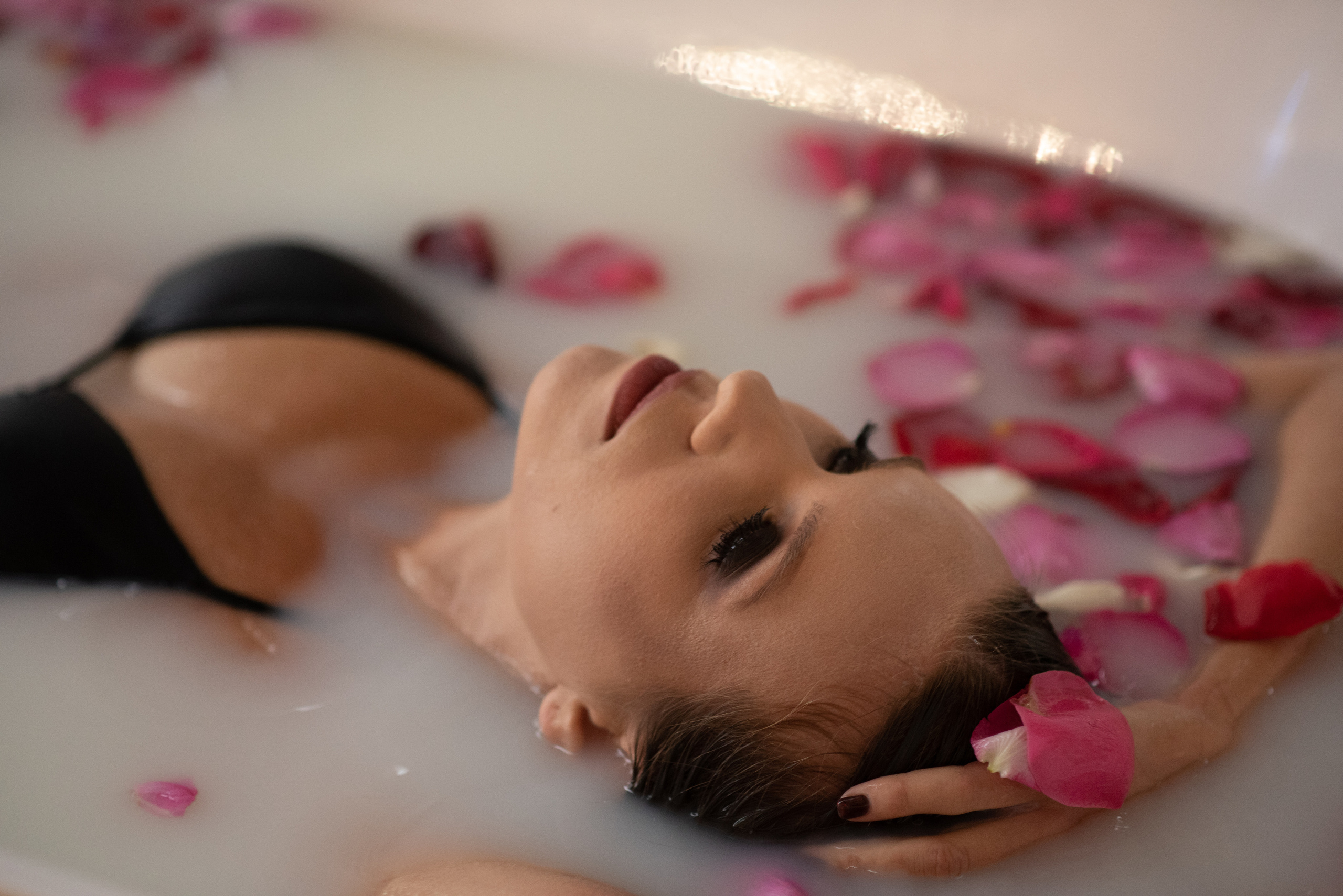 Фотосессия Юлии в роскошной ванной. Анна Боровикова, фотограф Пушкино