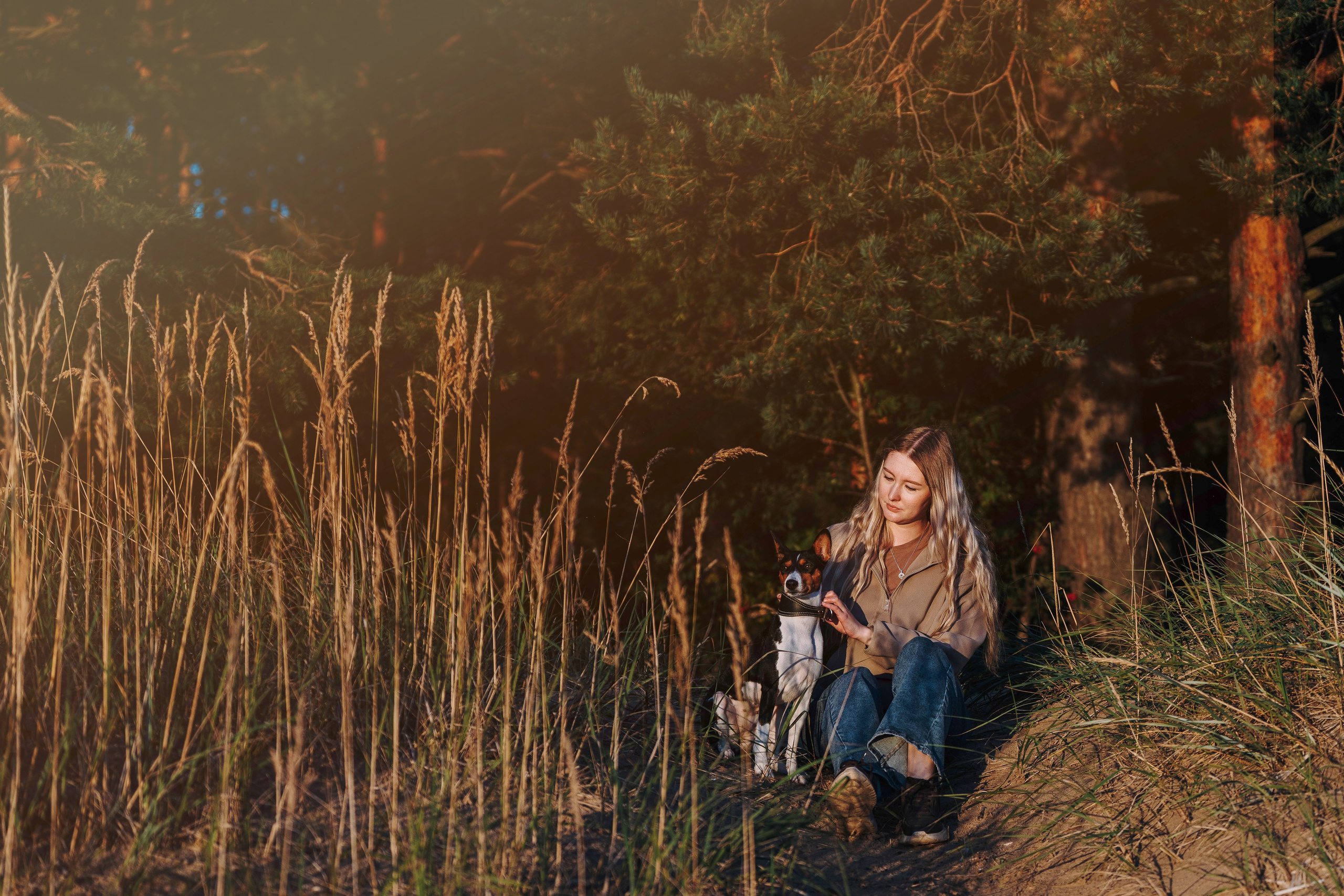 Екатерина и Дива. Фотограф анималист в Спб недорого Олеся Майорова