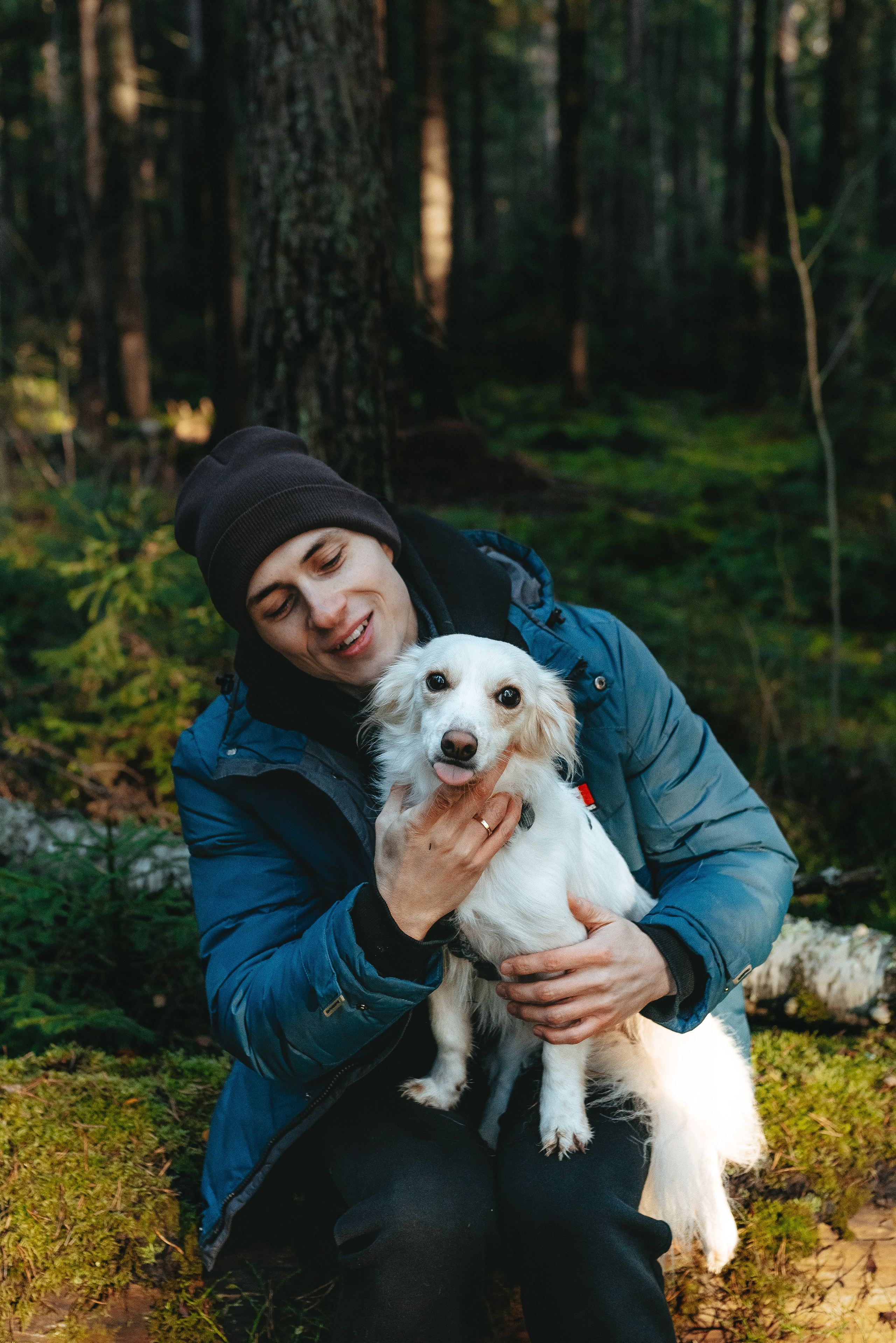 Бруно, Алена и Антон. Фотограф анималист в Спб недорого Олеся Майорова