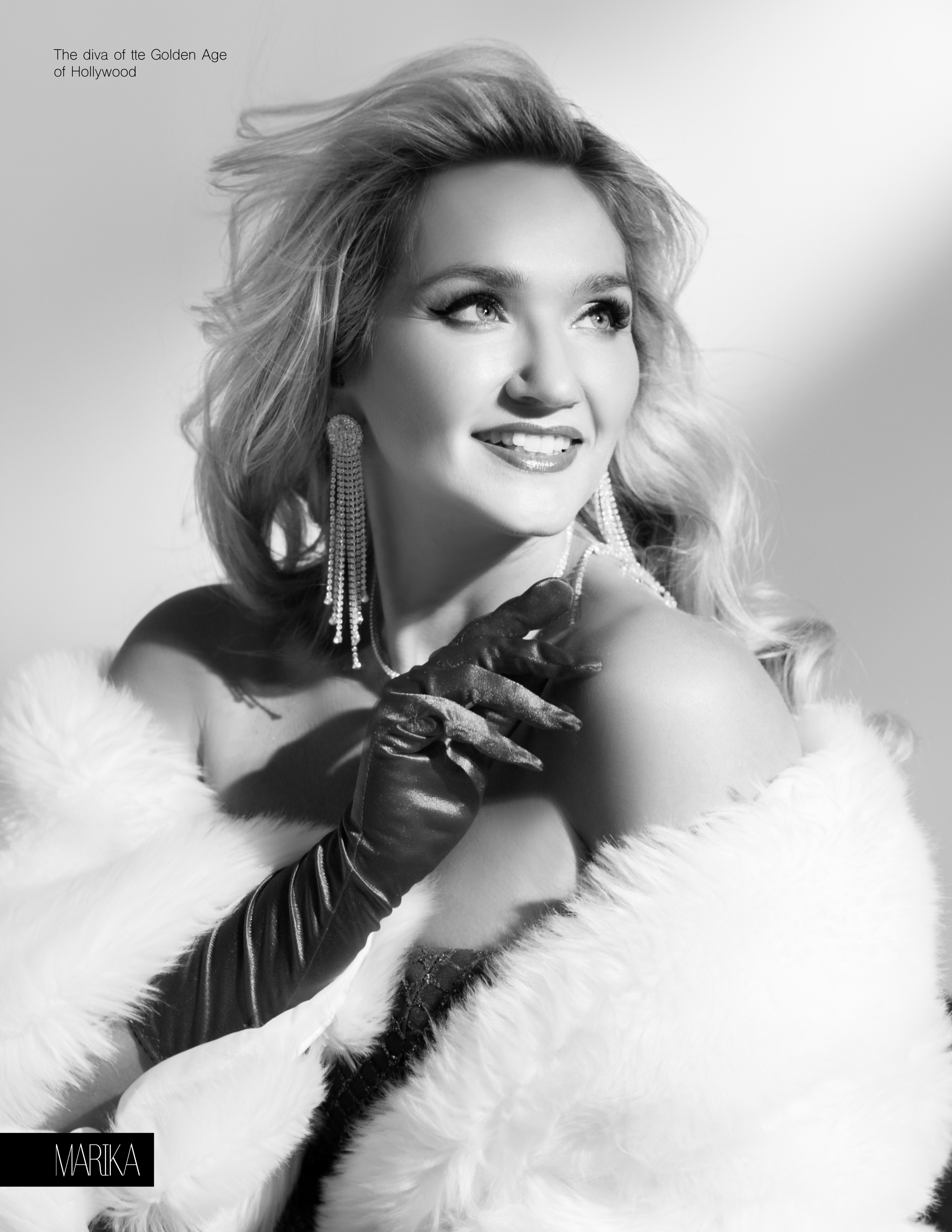 THE GLAMOUR OF THE GOLDEN AGE OF CINEMA for MARIKA magazine. Виктория Ларина — Портретный профессиональный фотограф в Иркутске