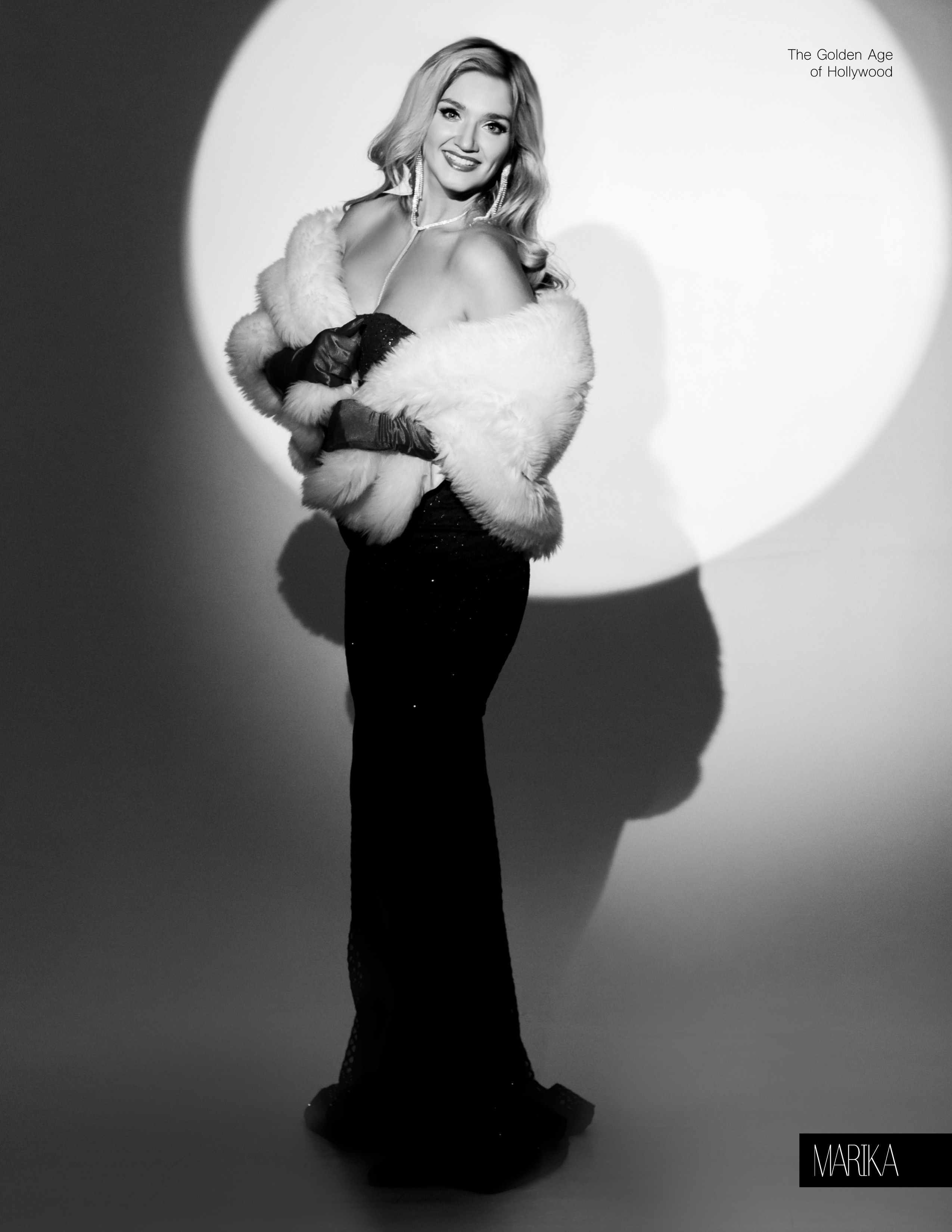 THE GLAMOUR OF THE GOLDEN AGE OF CINEMA for MARIKA magazine. Виктория Ларина — Портретный профессиональный фотограф в Иркутске