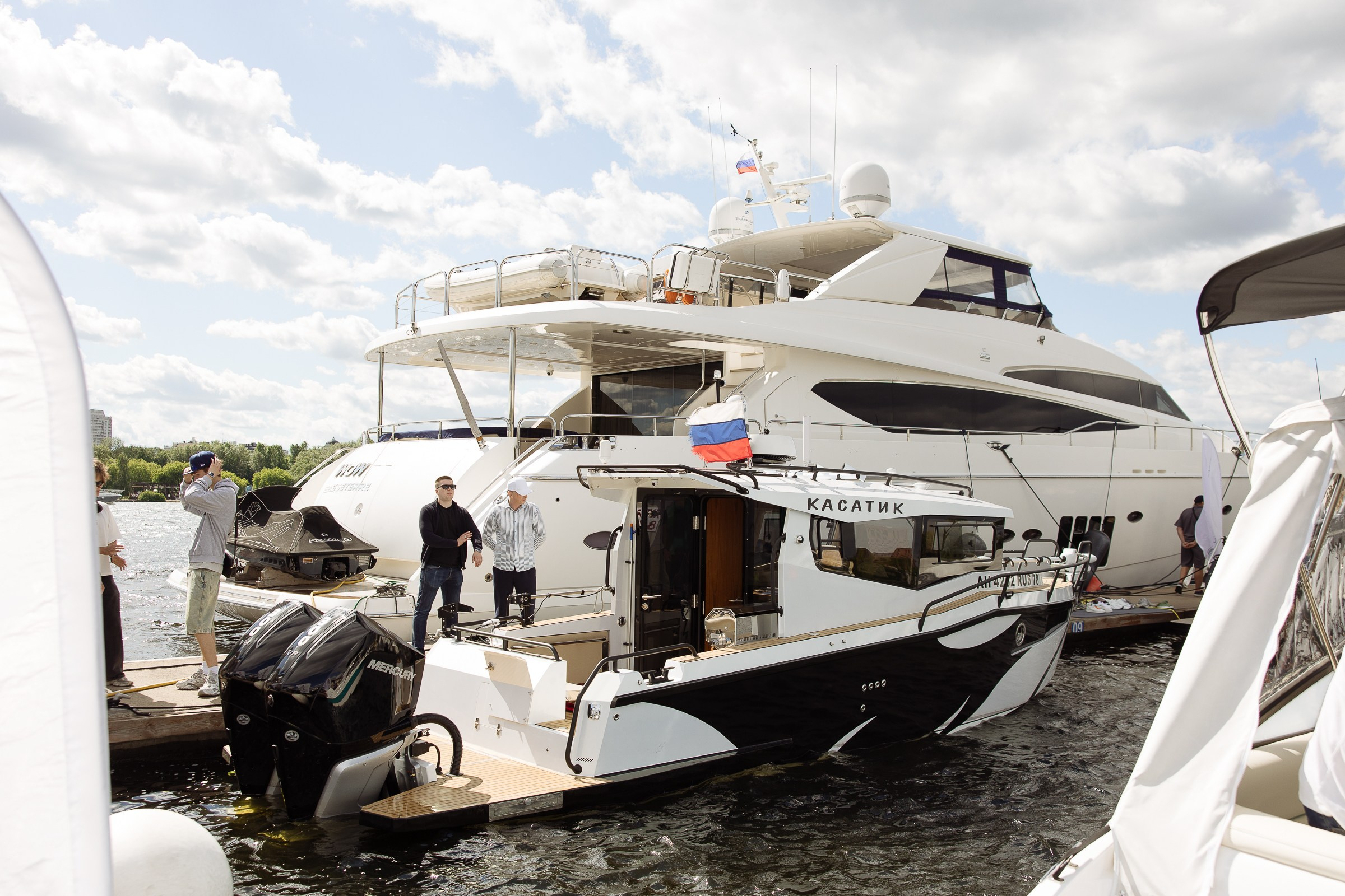 Выставка яхт и катеров. Ryal Yacht Club. Фотограф в Москве