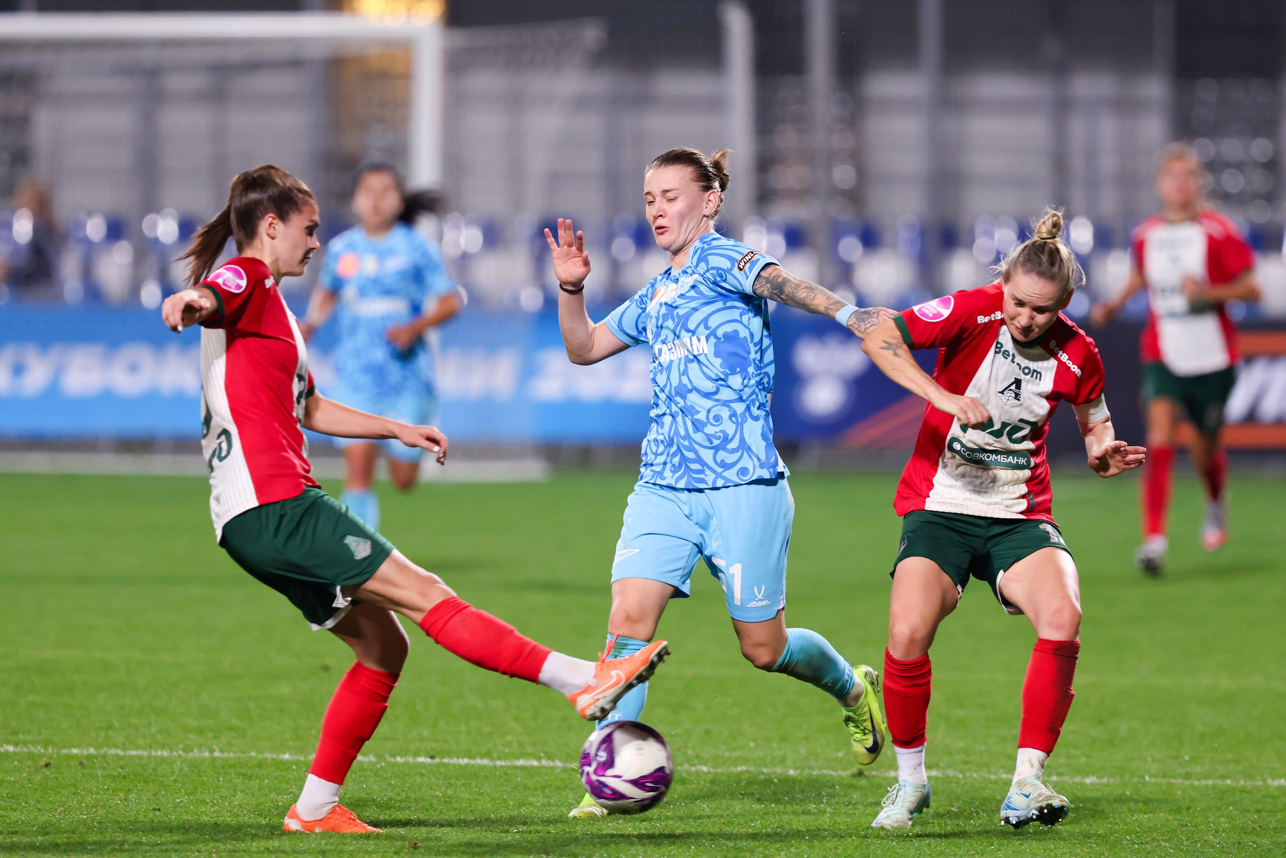 ЖФК «Зенит» — ЖФК «Локомотив» Москва Winline Кубок России 13.09.2025. Спортивный и репортажный фотограф Антон Тереханов