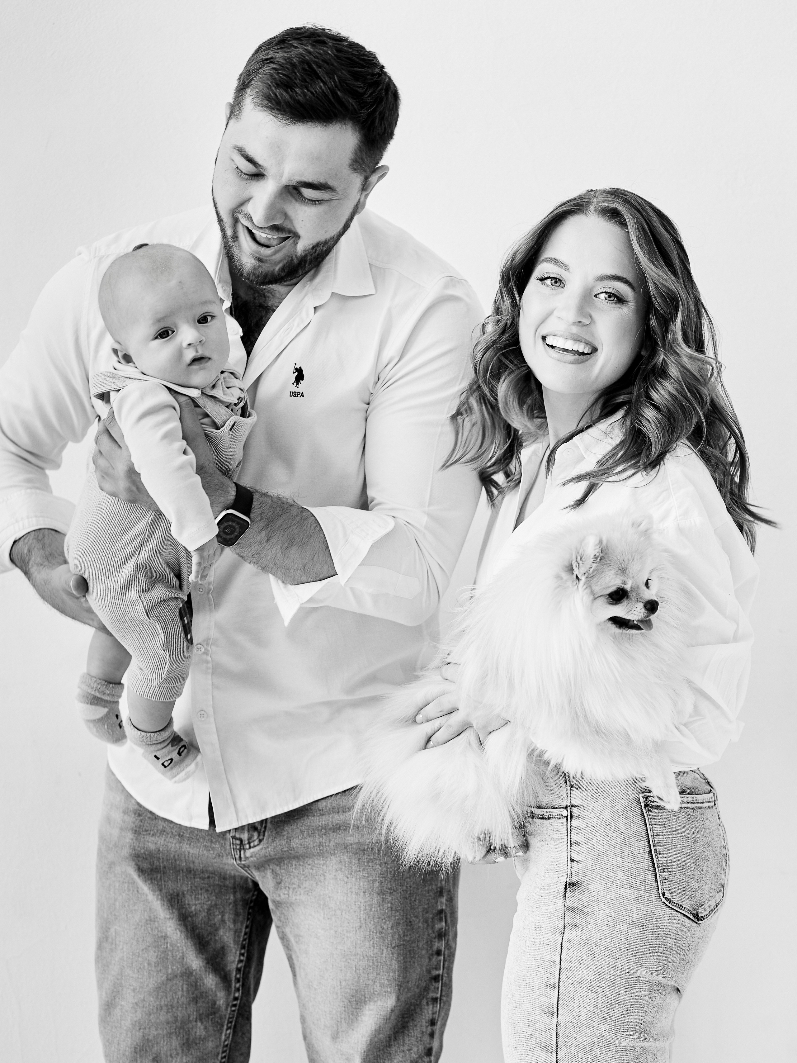 Студийная, белый зал для ребят. Детский семейный фотограф в Москве Светлана Микадзе