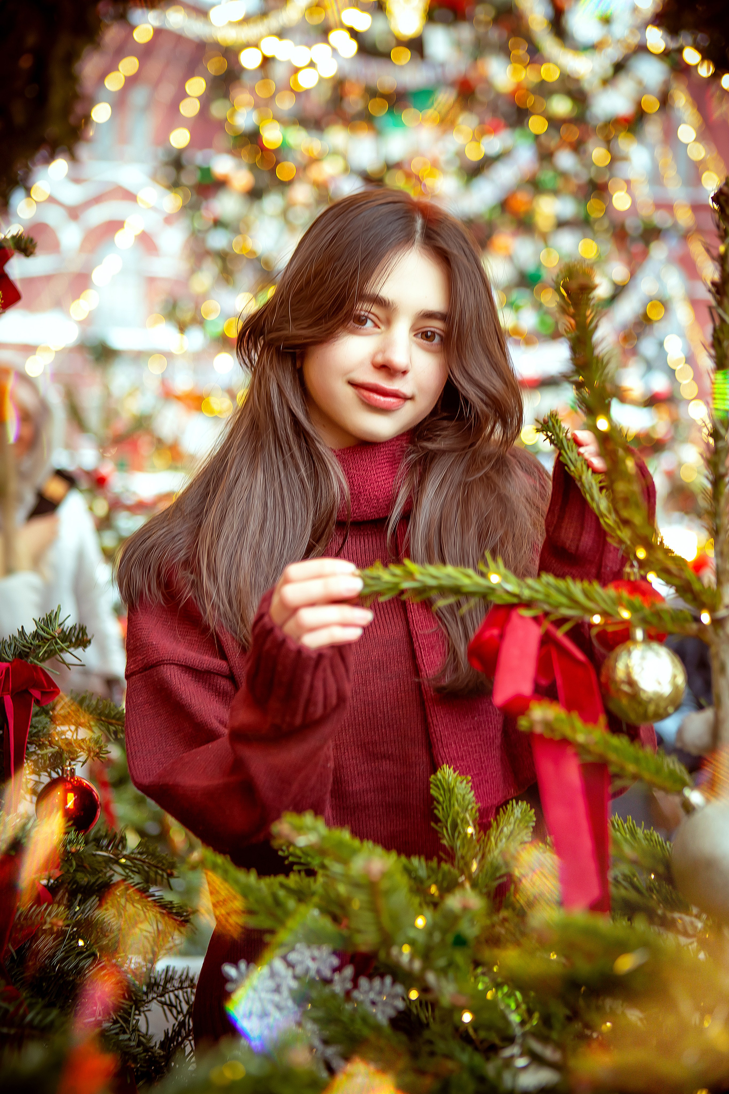 Новогодняя Москва. Мария. Фотограф Мария Кольцова