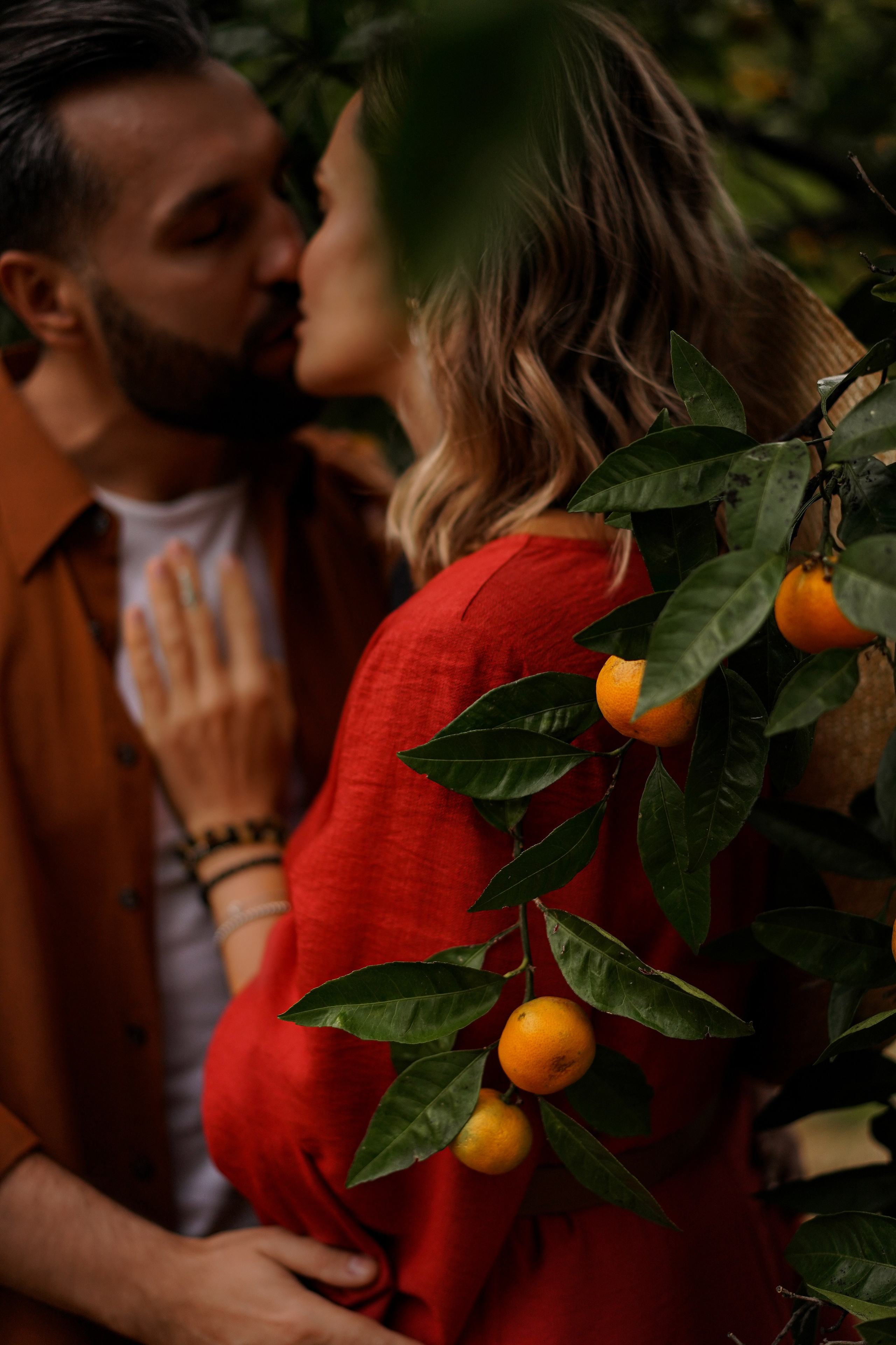 Lovestory на плантации с мандаринами в Абхазии. Фотограф Москва и Видеограф Москва