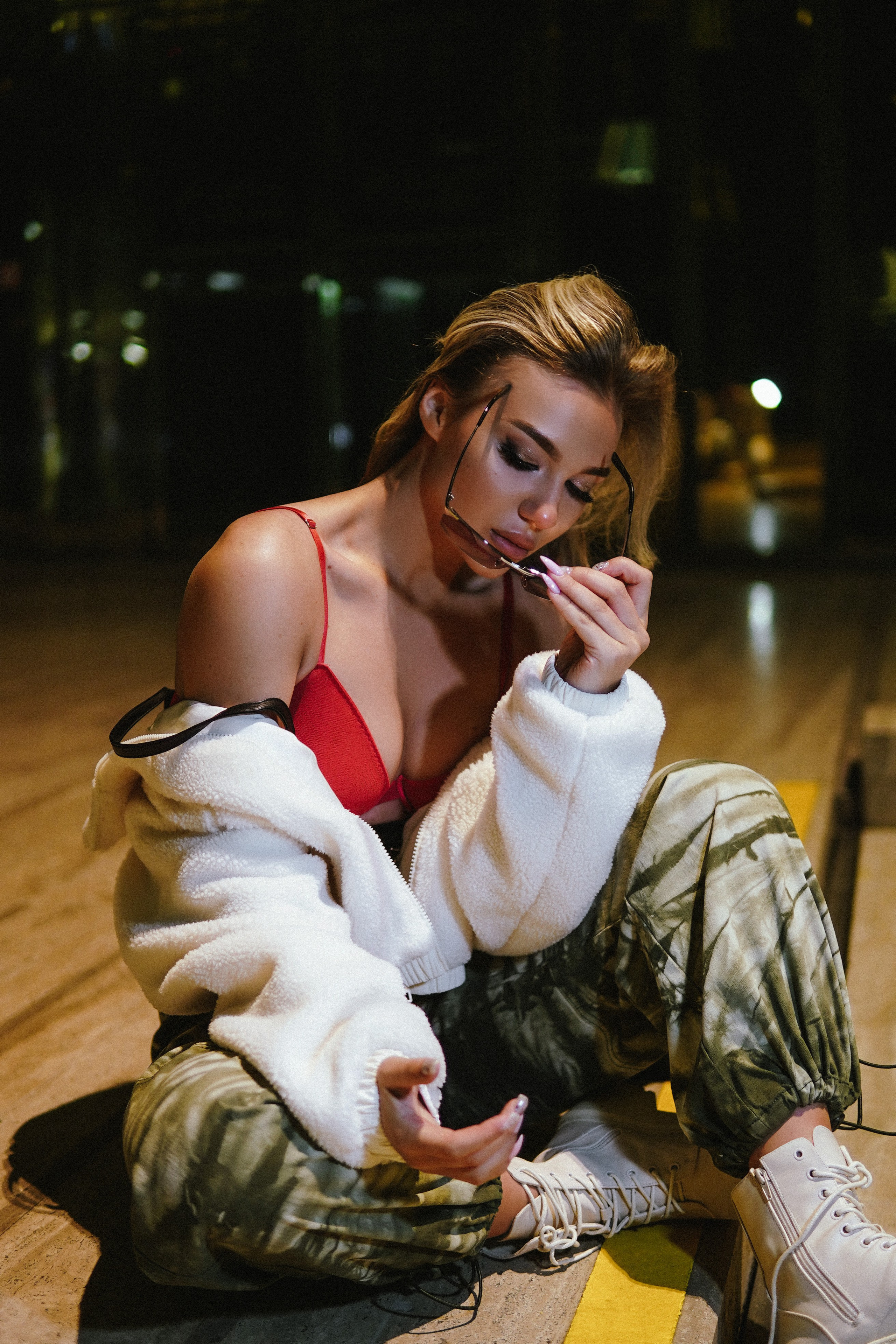 Ночной Петербург- модель Юля. Фотограф Москва и Видеограф Москва