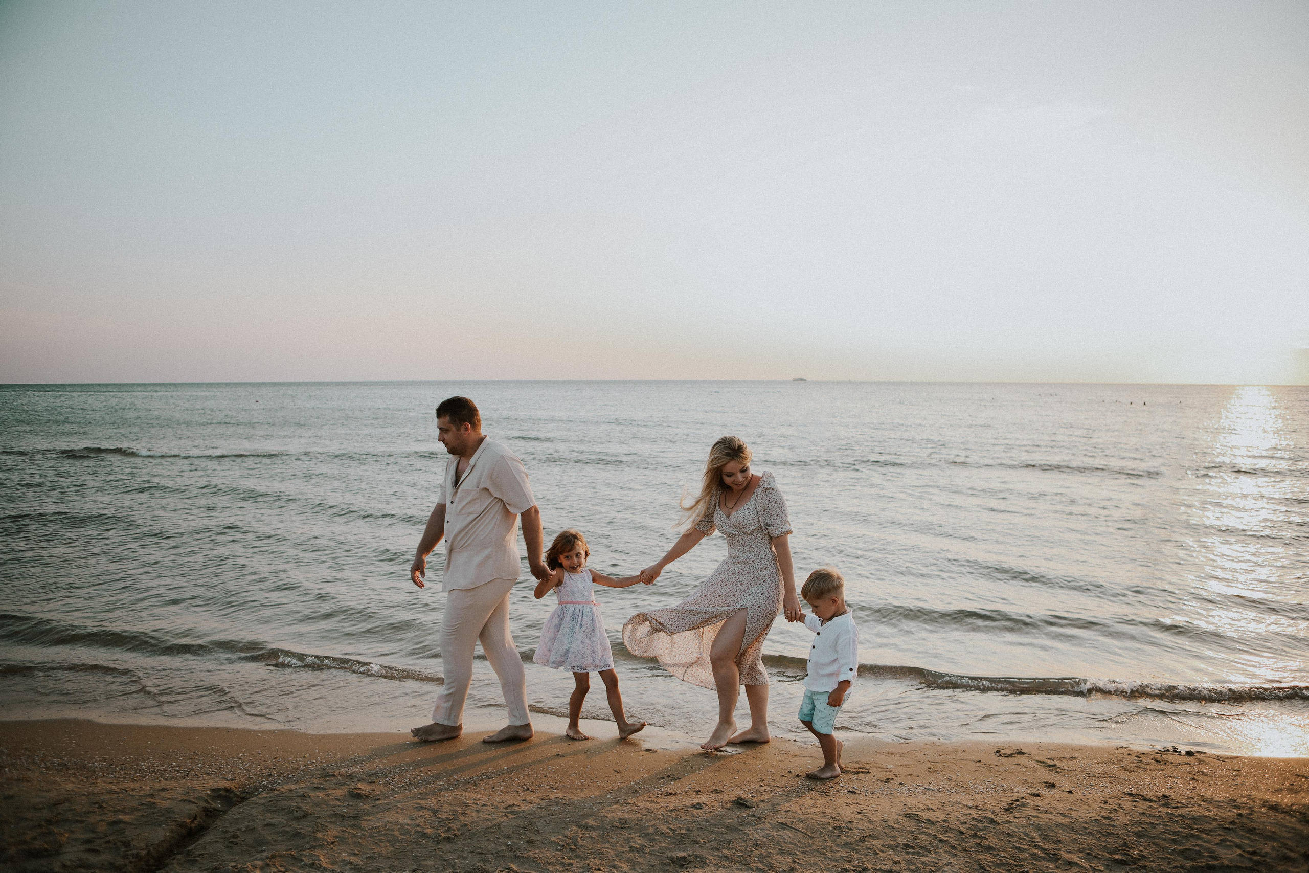 Святослав, Маша, Тая и Миша. Семейный фотограф в Новороссийске и Анапе Александра Яковлева