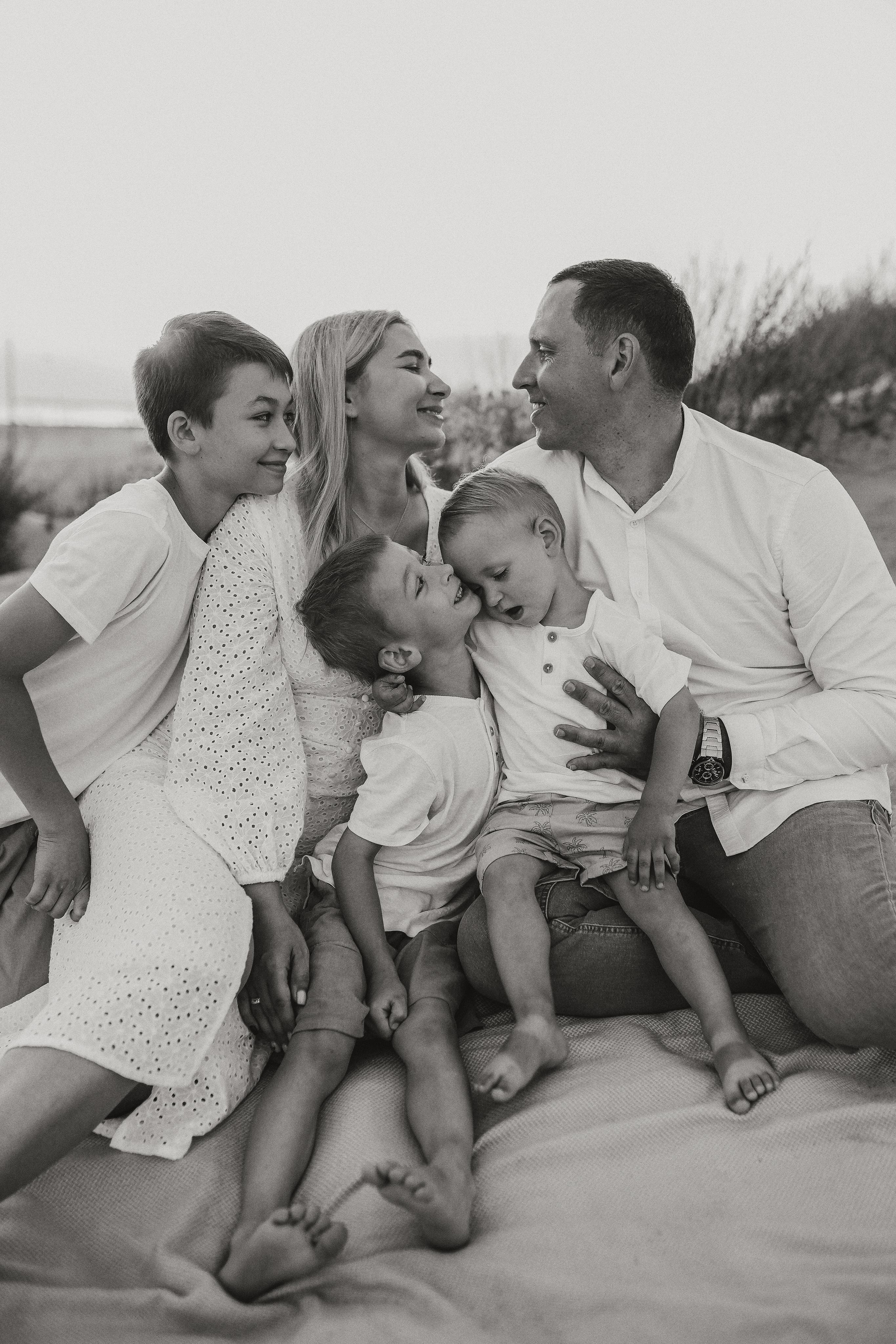 Слава, Настя, Артем, Марк и Демид. Семейный фотограф в Новороссийске и Анапе Александра Яковлева