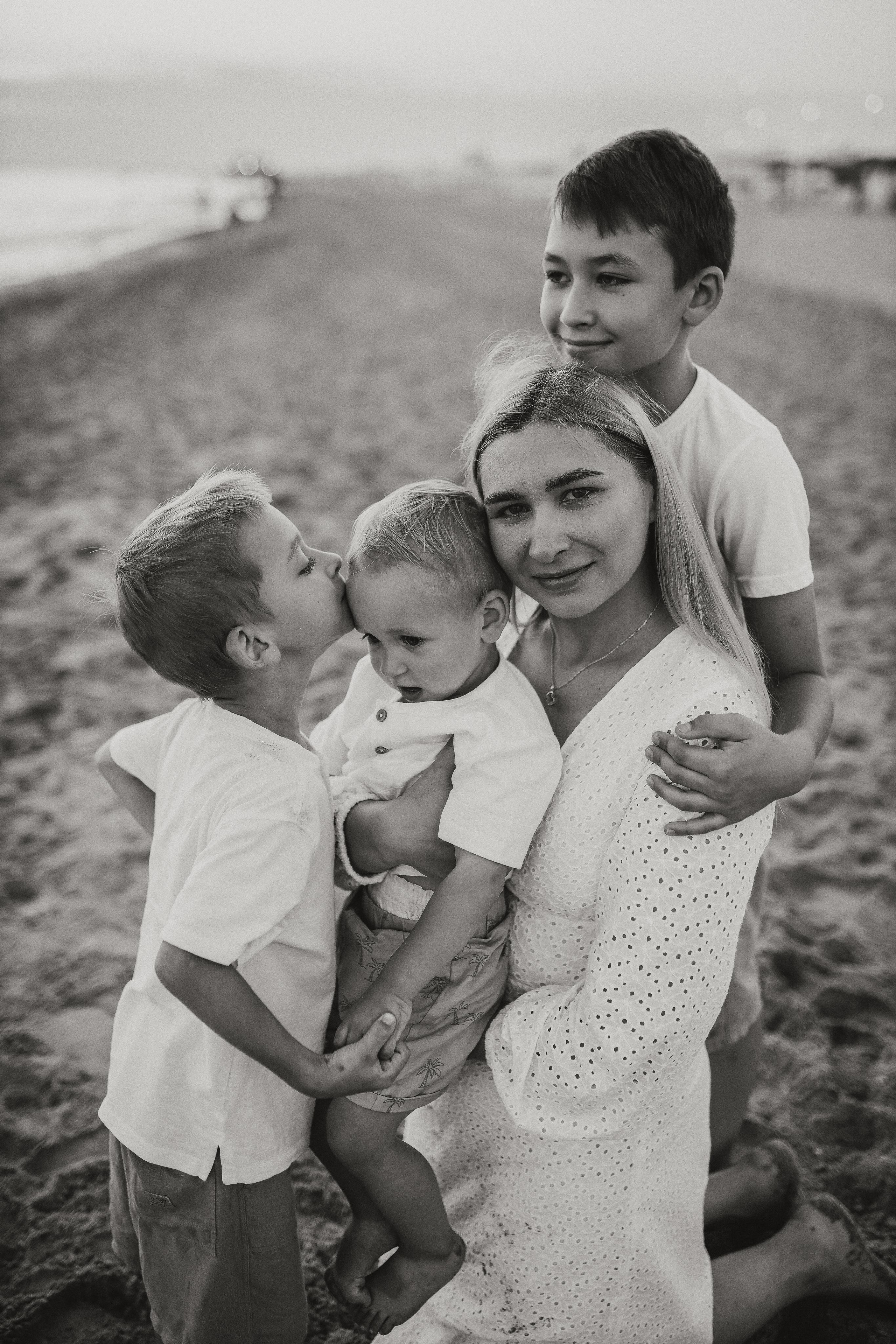 Слава, Настя, Артем, Марк и Демид. Семейный фотограф в Новороссийске и Анапе Александра Яковлева