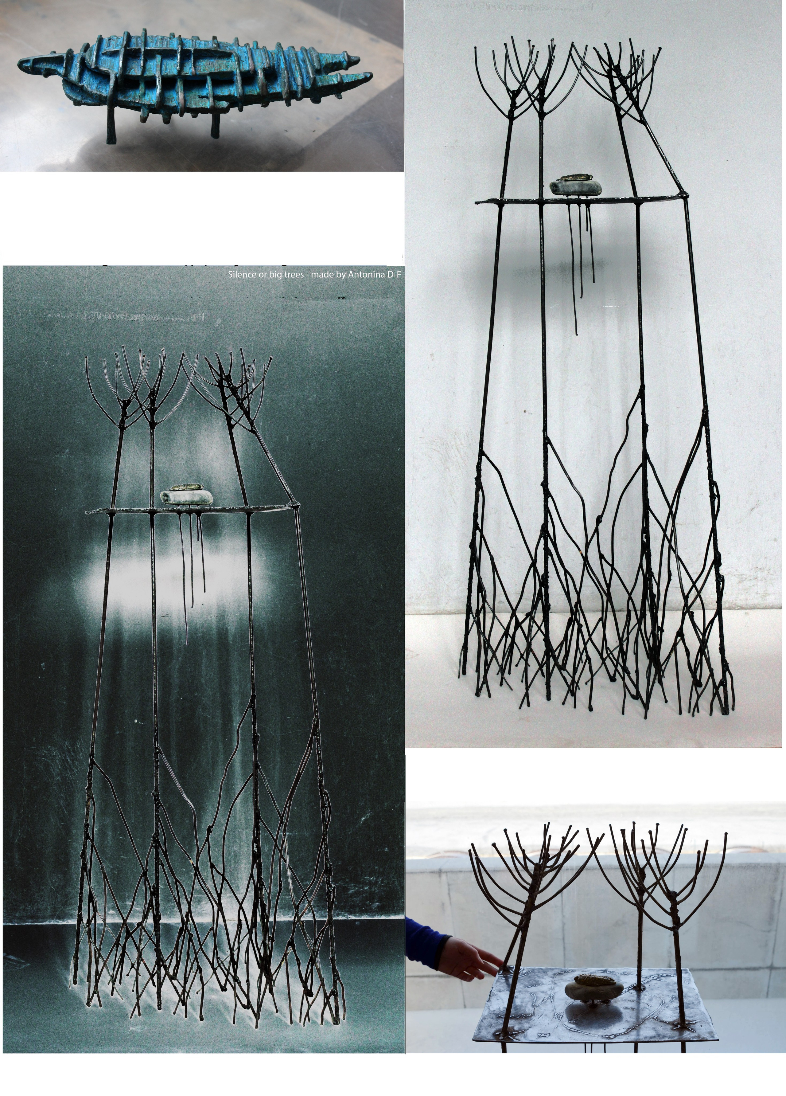 Тишина или большие деревья / silence or big trees. Художник — скульптор Антонина Фатхуллина