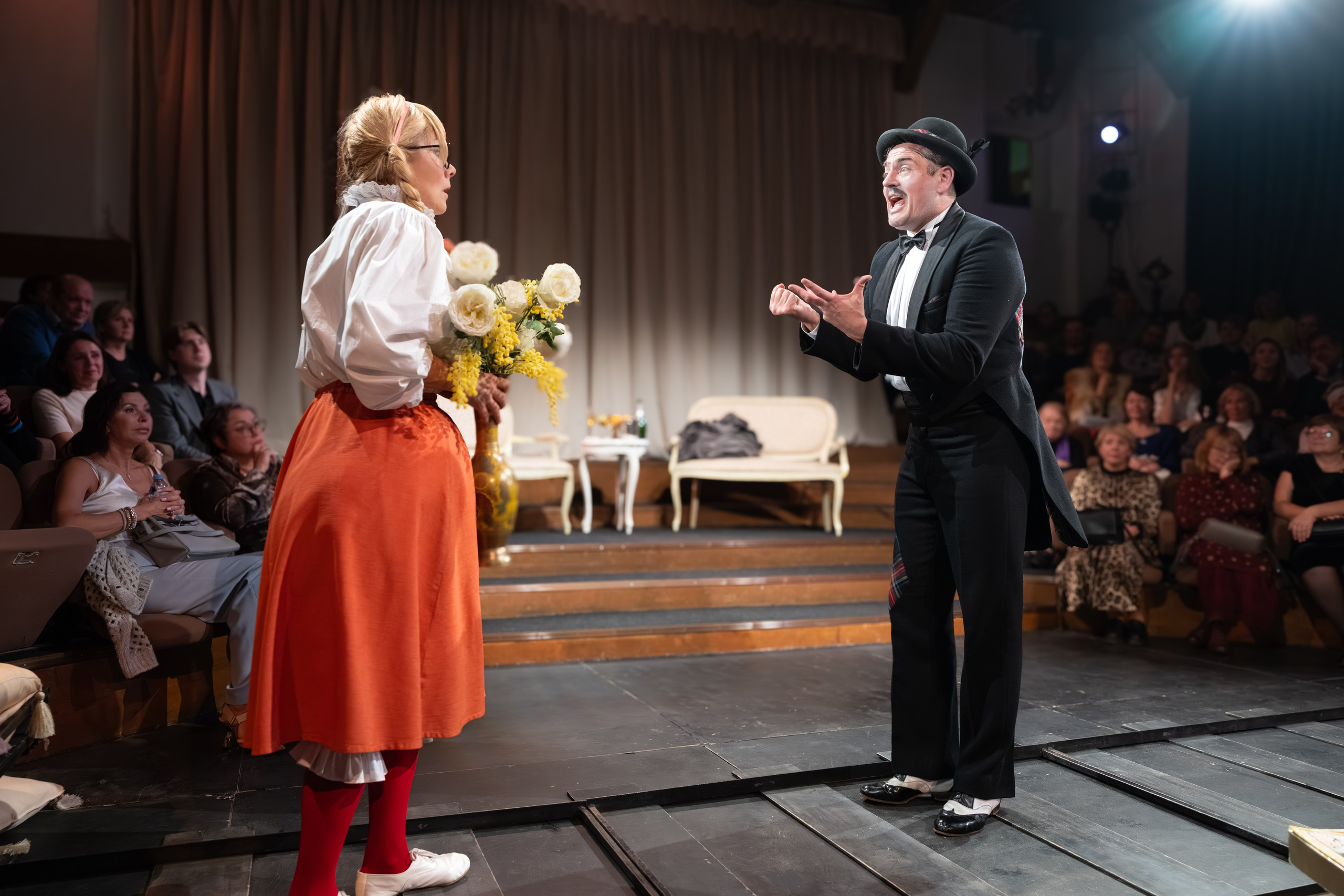 Театр Сфера: Гнездо перелётных птиц (100-й спекталь). Сайт фотографа Сергея Абрамова