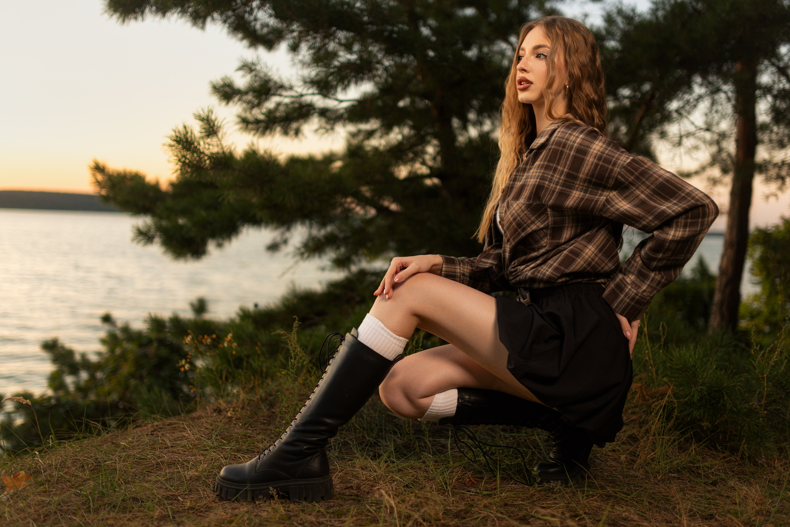 Вечерний фотосет с Ксенией на побережье с дополнительным светом для «себя». Дмитрий Шульгин, портретный фотограф в Воронеже