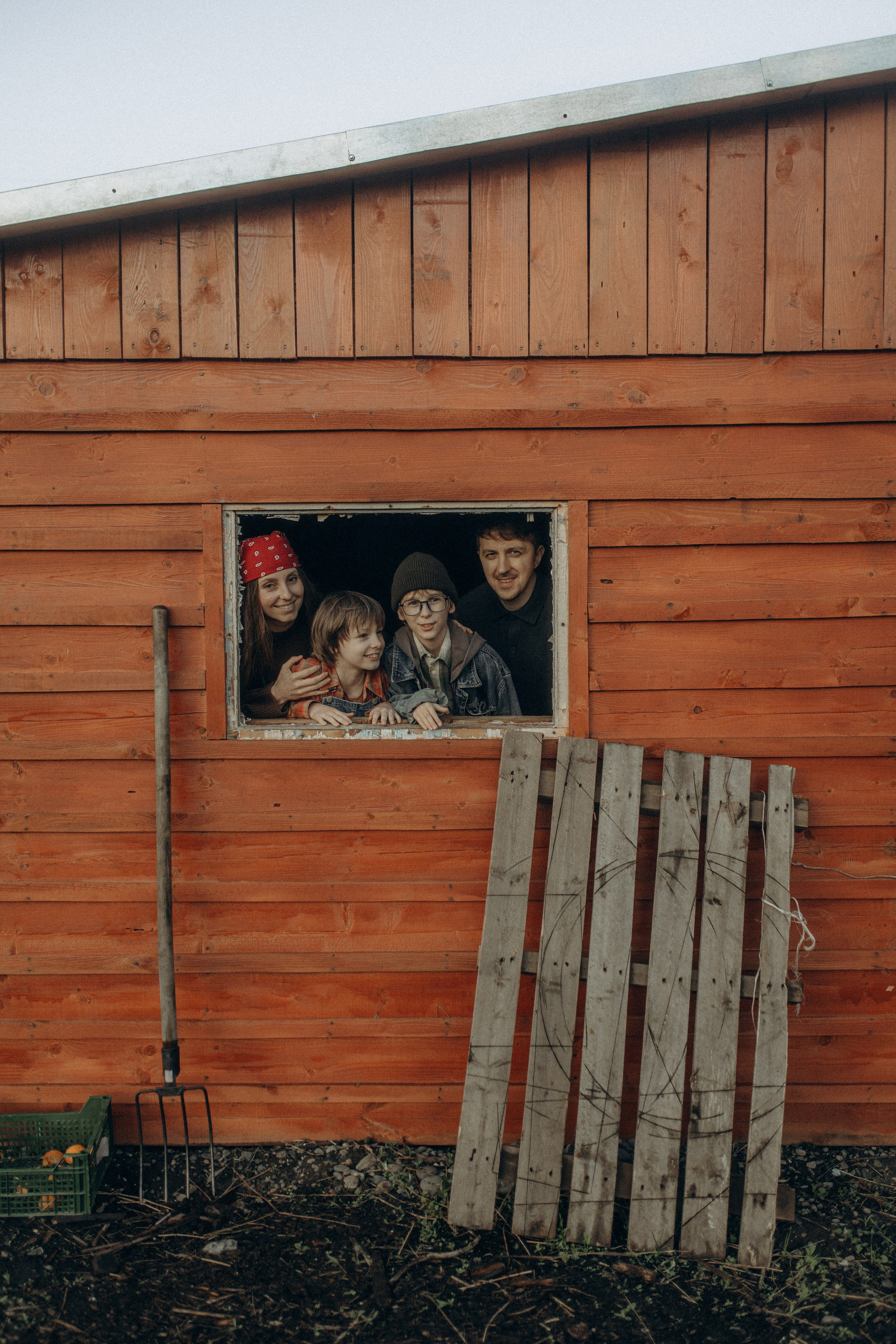 Семейная фотосессия на ферме. Семейный и свадебный фотограф в Новосибирске/Бийске Екатерина Логинова
