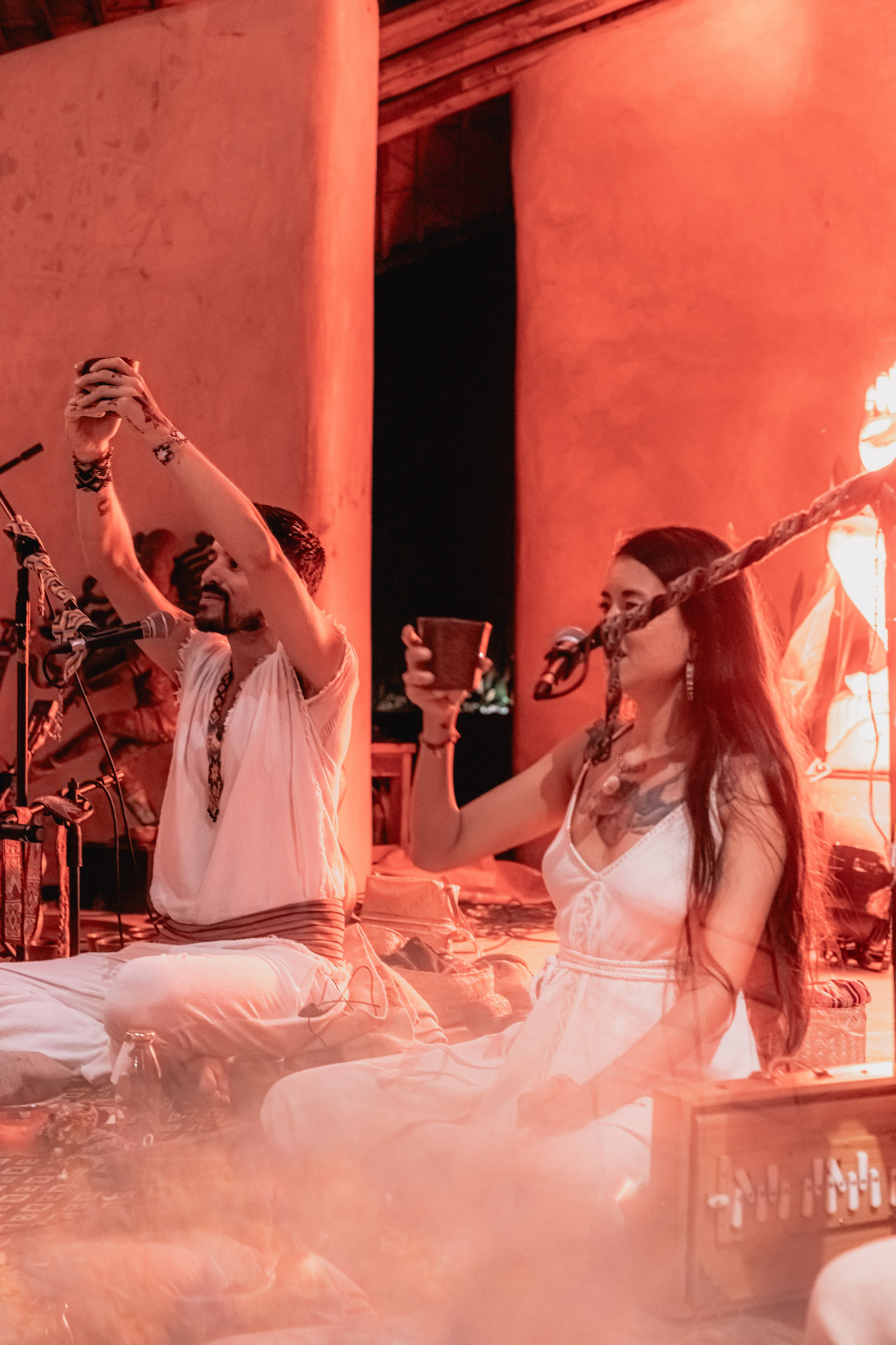 Cacao ceremony Full moon jan w Juan. Mariam Bagdasaryan