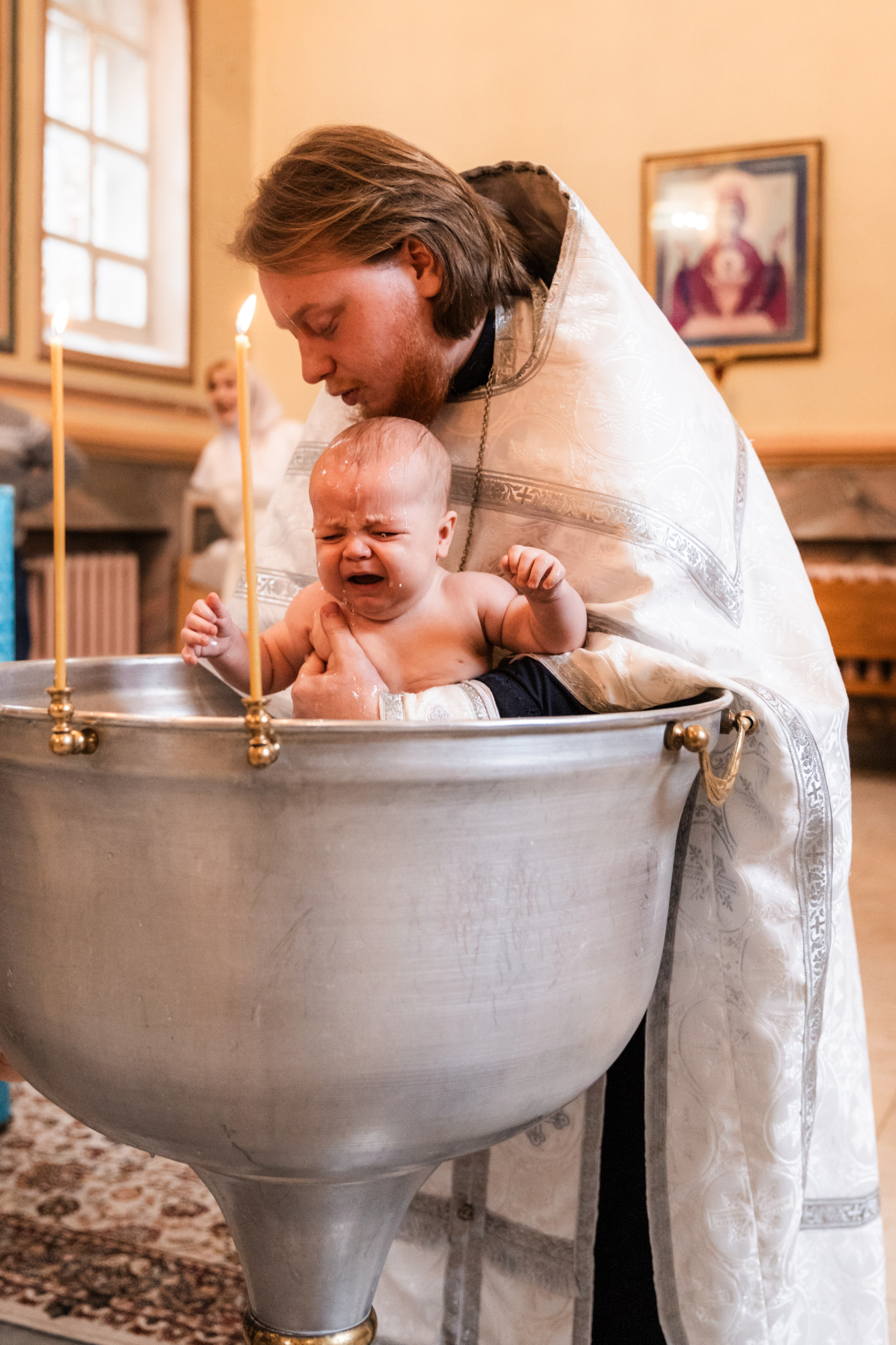 Крещение Андрея. Семейный фотограф документалист в Пензе Лопатинская Татья