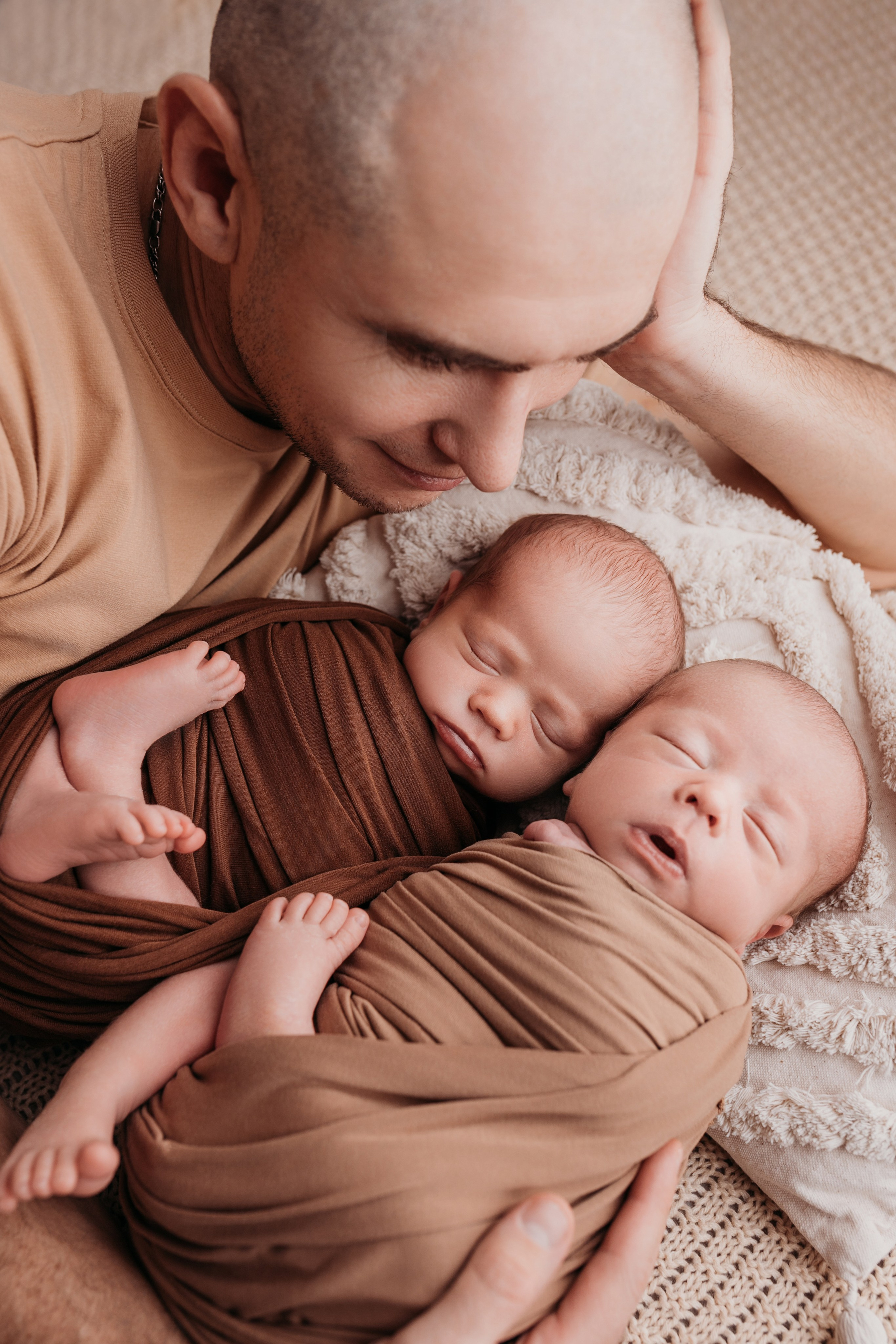 Фотосессия новорожденного в БОХО стиле. Фотограф новорожденных в г. Барнаул Ренпенинг Катерина