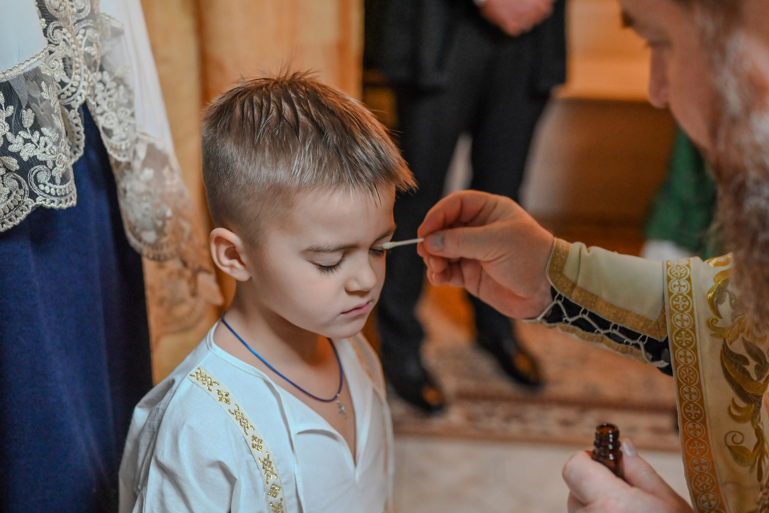 Крещение Совхоз Ленина. Семейный и детский фотограф Москва