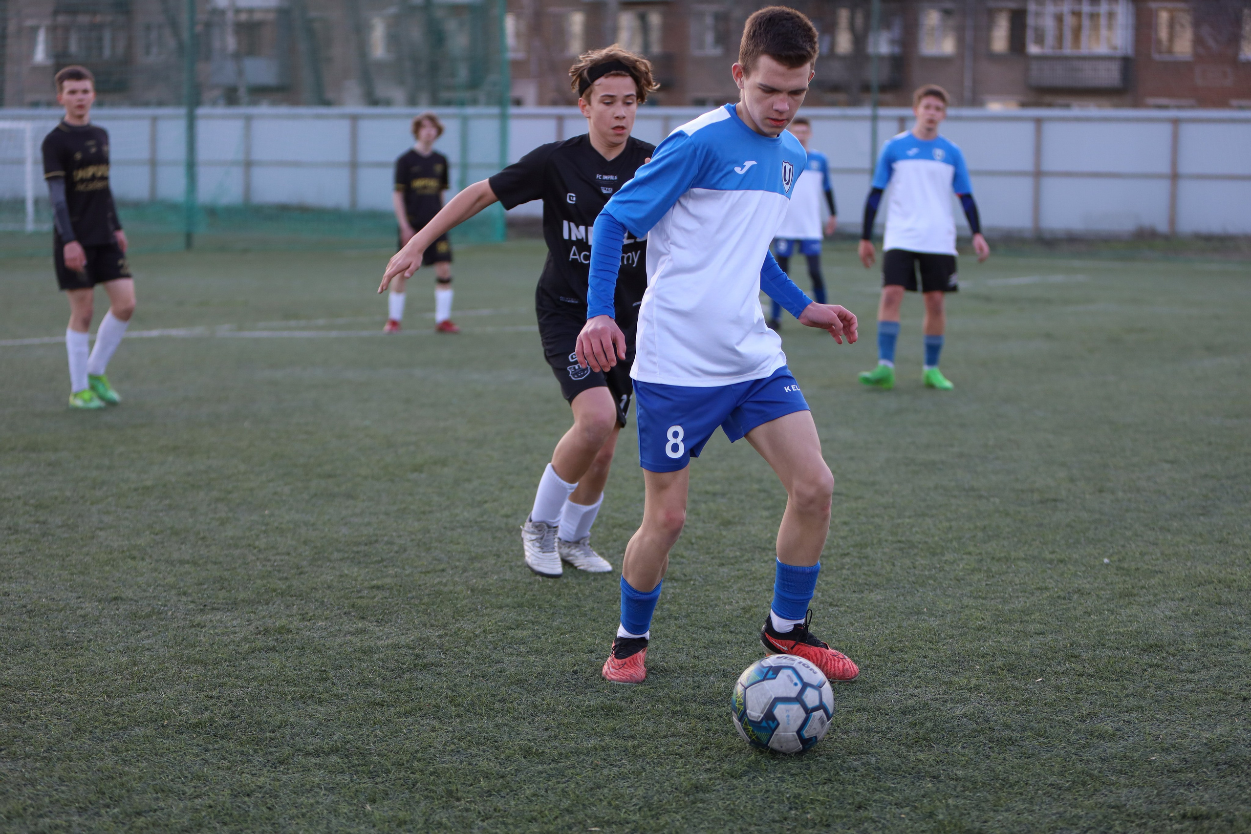 Импульс — Виктория Унион. Чемпионат СФПЛ. Молодежная футбольная лига U-15. Спортивный фотограф в Самаре