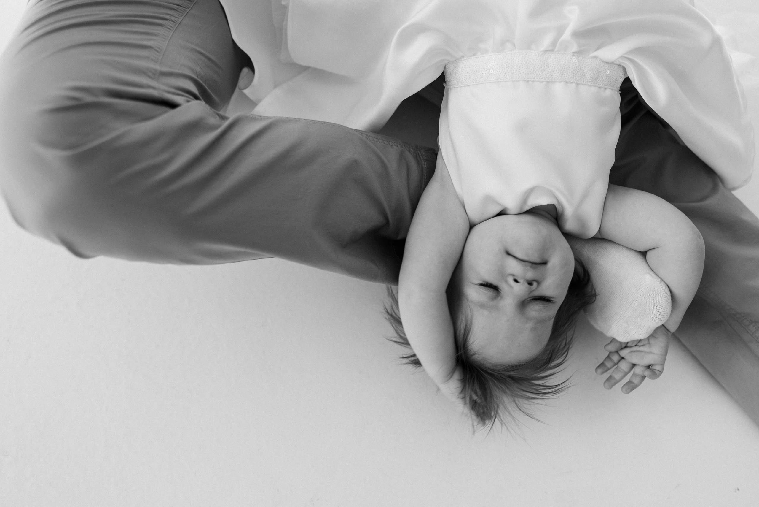 Семейная съёмка с ребенком в студии