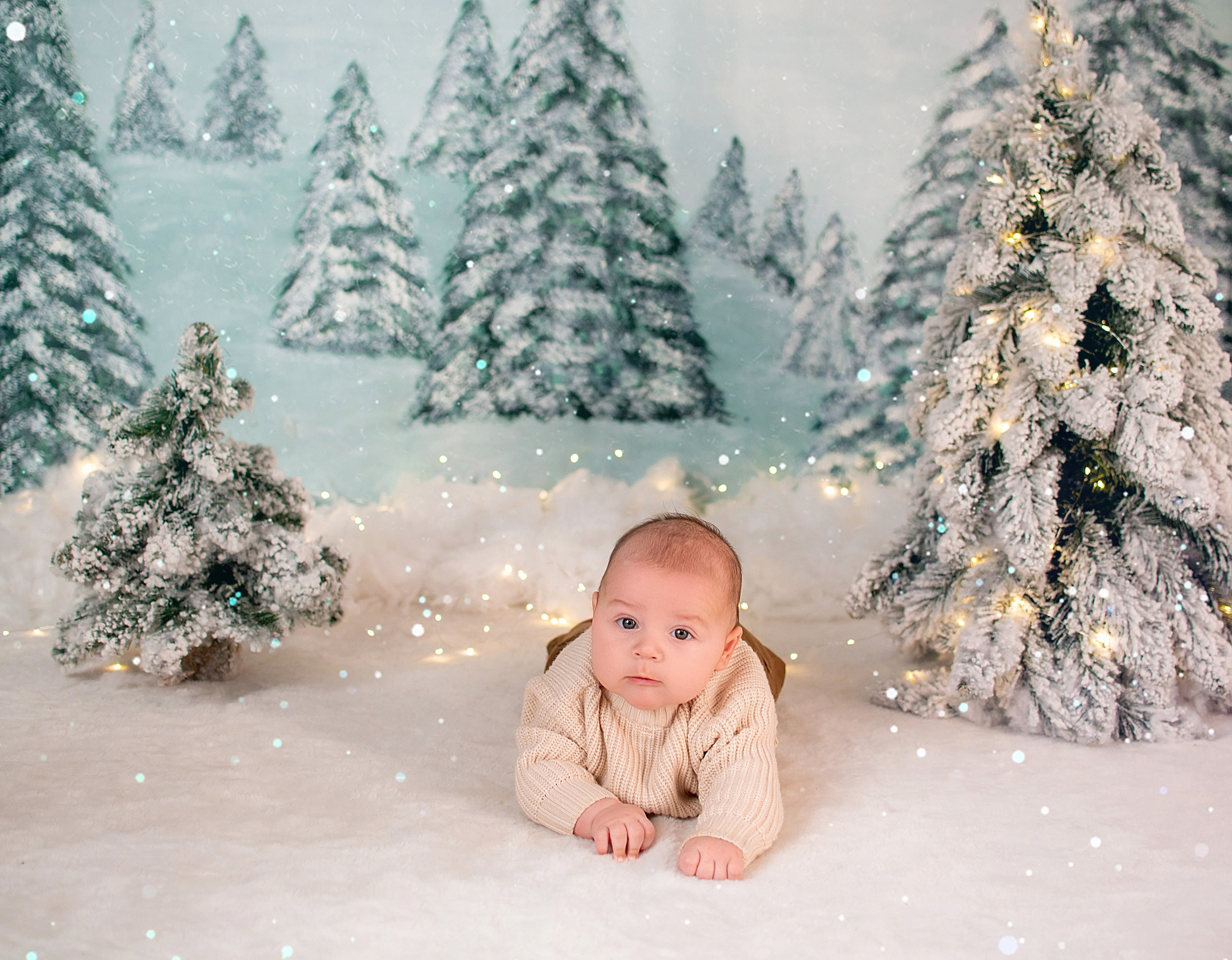 Новогодняя семейная фотосессия в Краснодаре 2023-2024. Фотограф новорожденных Краснодар Малышенко Надежда