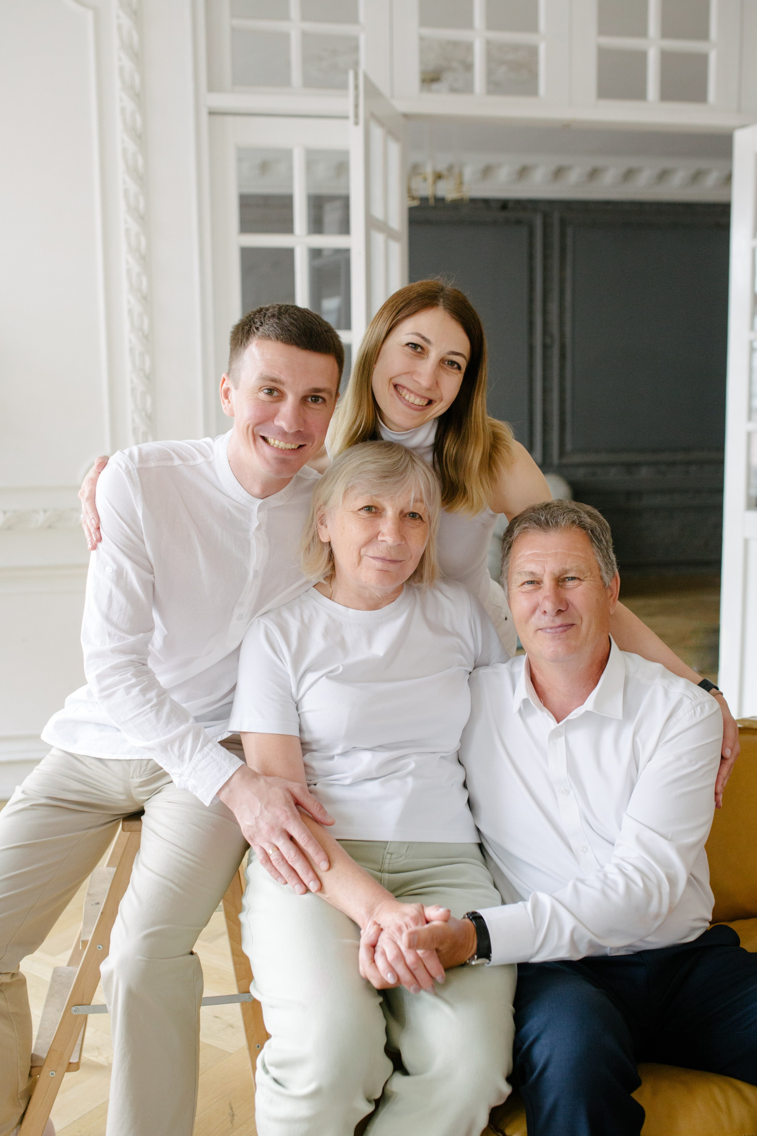 3 поколения, семейная. Свадебный и семейный фотограф в Санкт-Петербурге Исупова Юлия