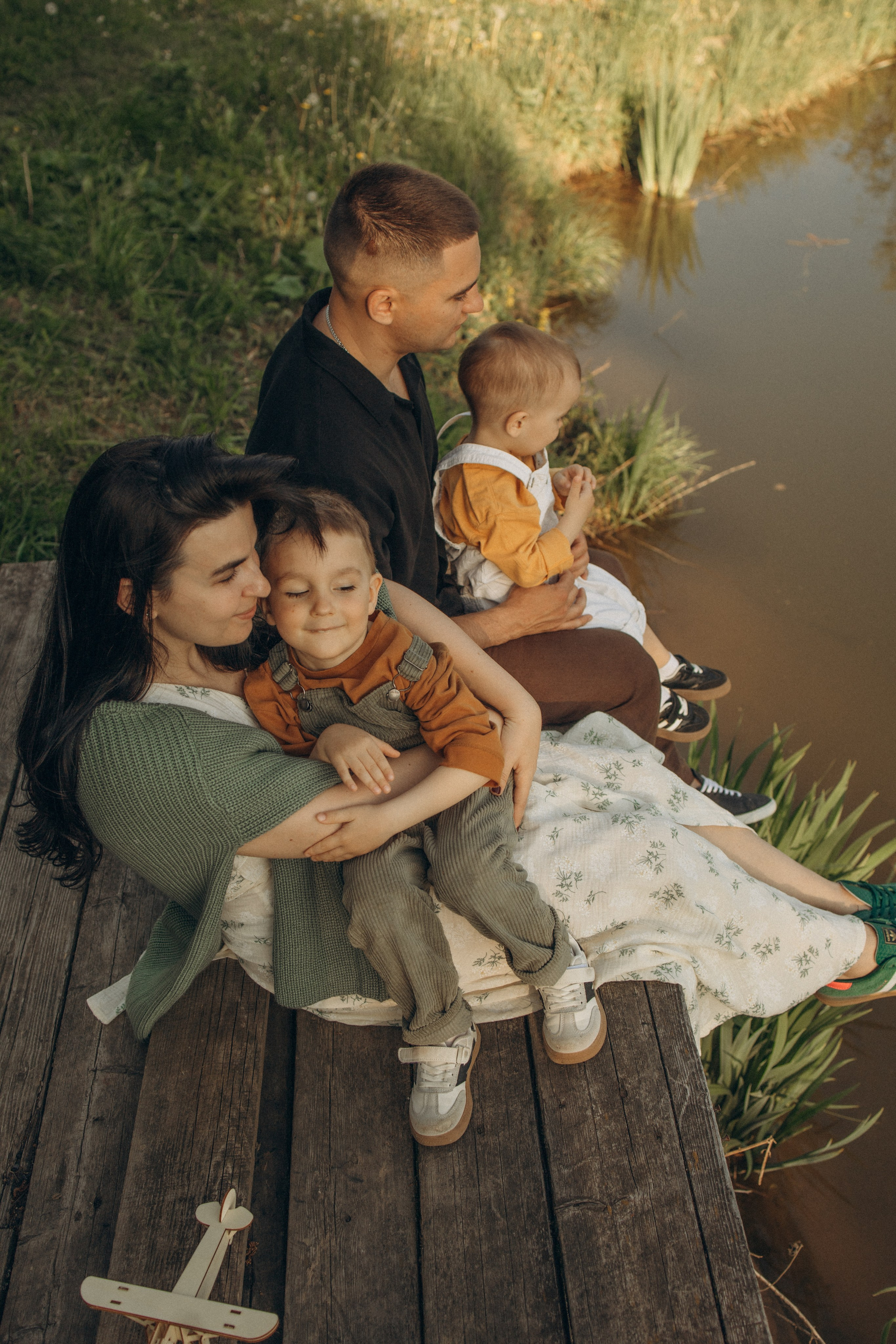 Семейный выходной на озере. Семейный фотограф в Москве Валерия Карпова