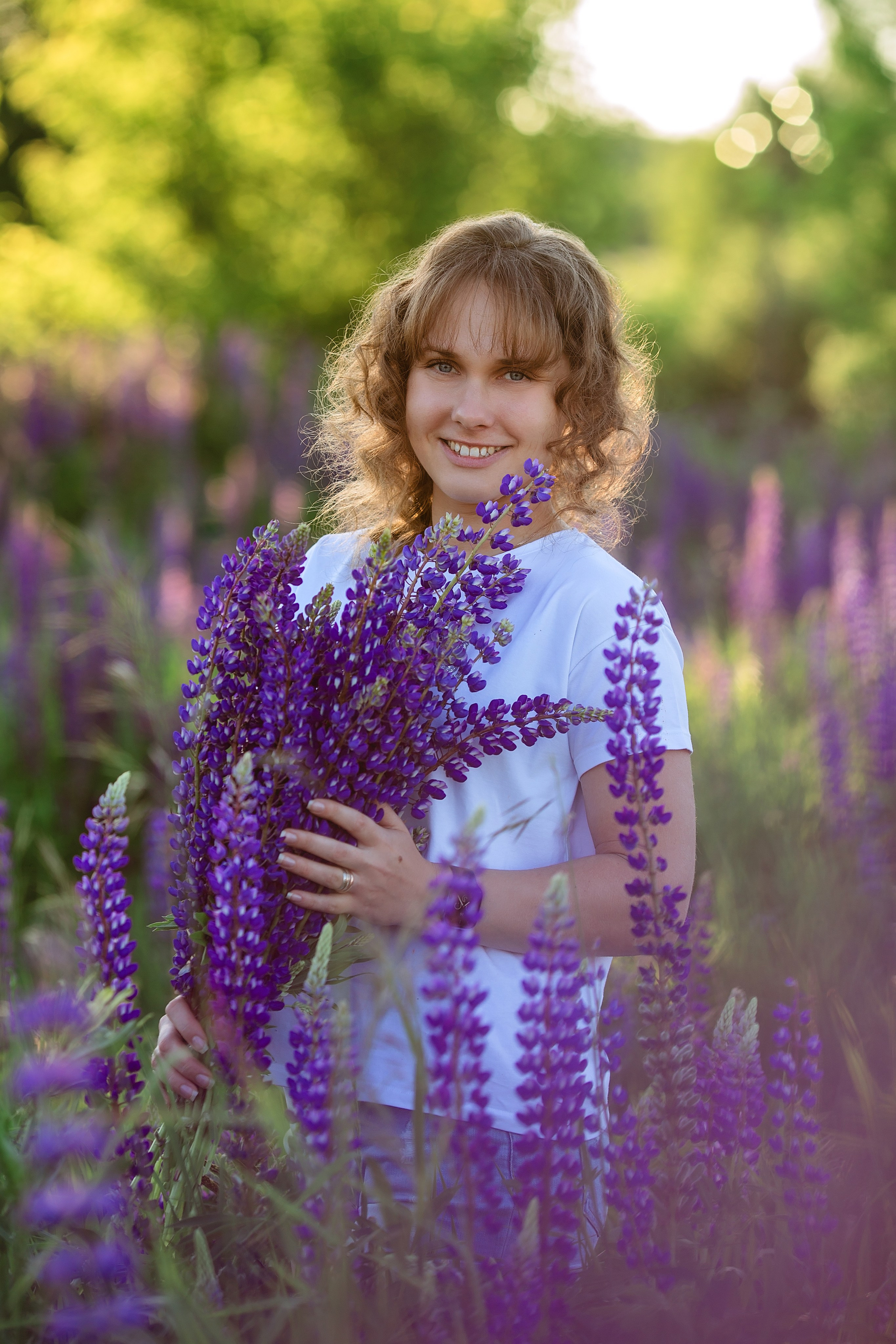 Индивидуальная фотосессия в люпинах (Анна). Главная