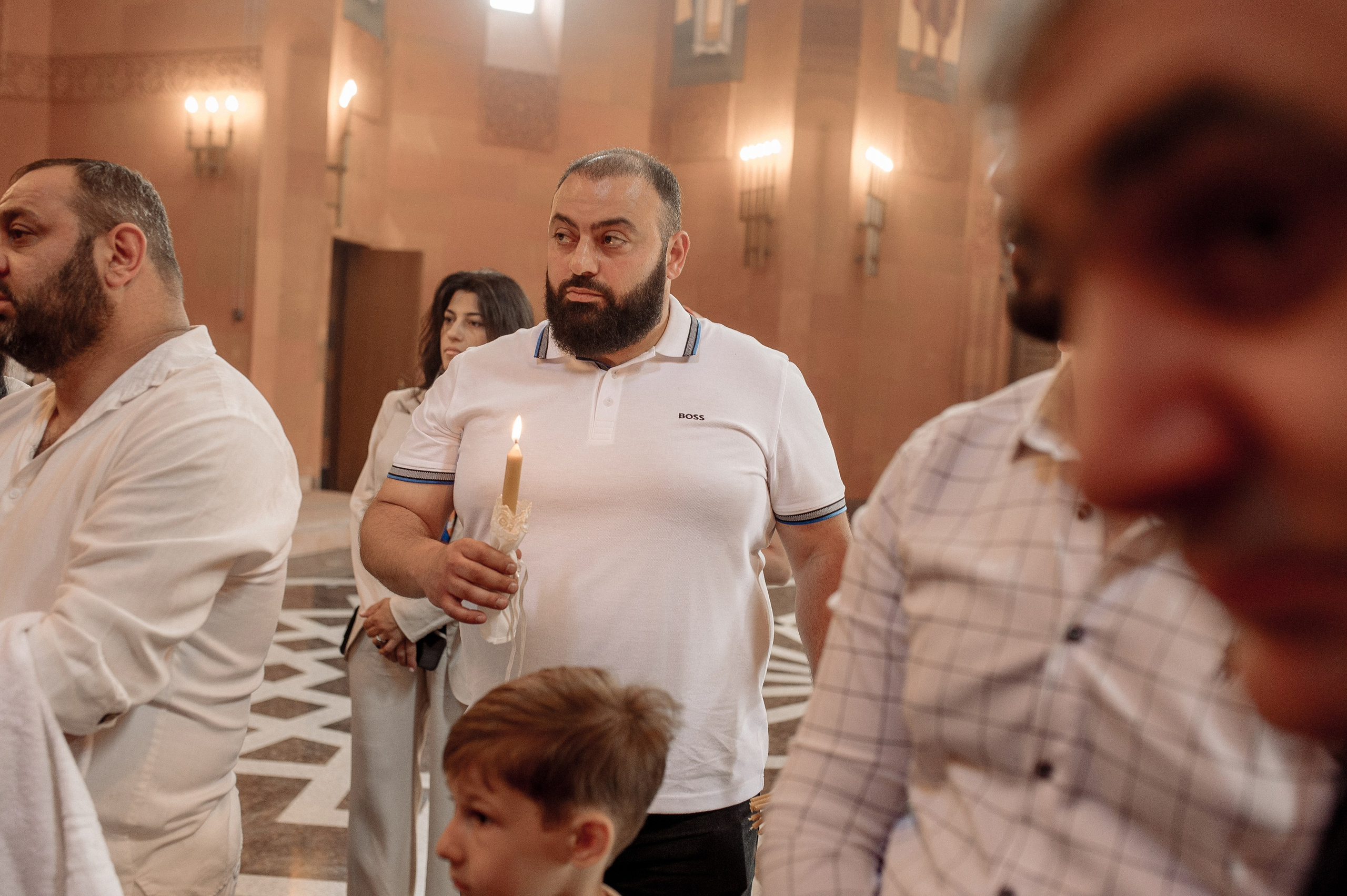 Крещение в армянском храме. Фотограф Мария Стрелкова