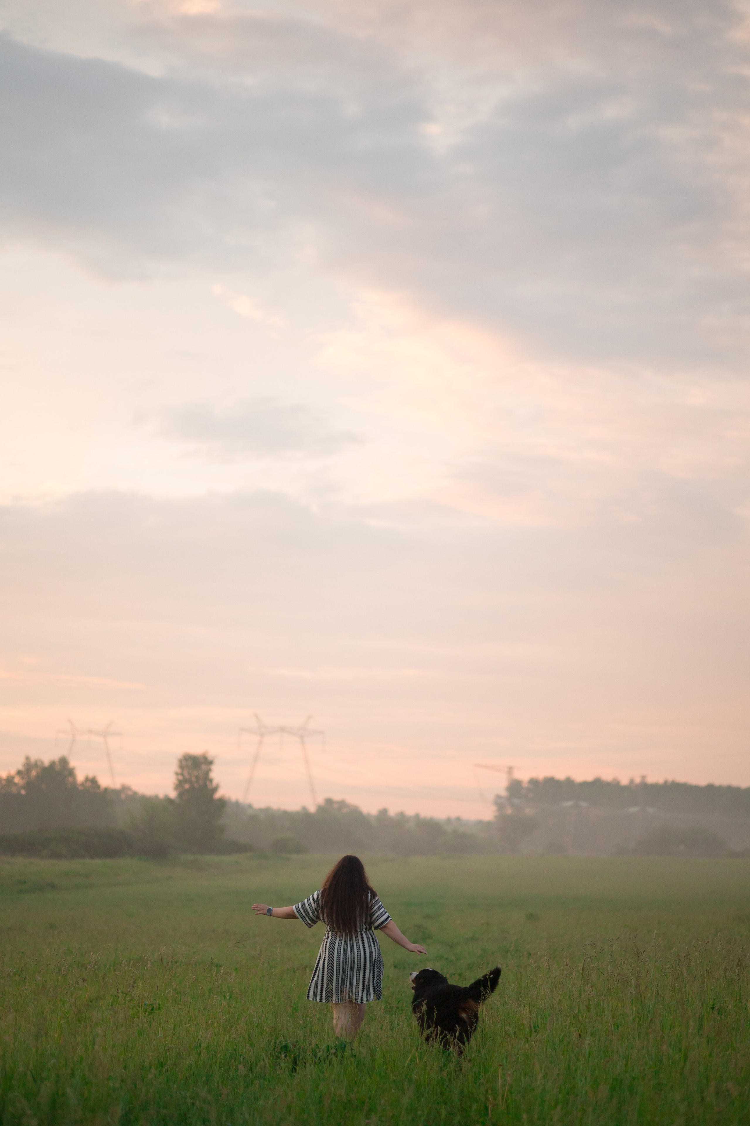 Съемка с собакой. Анастасия Белаш