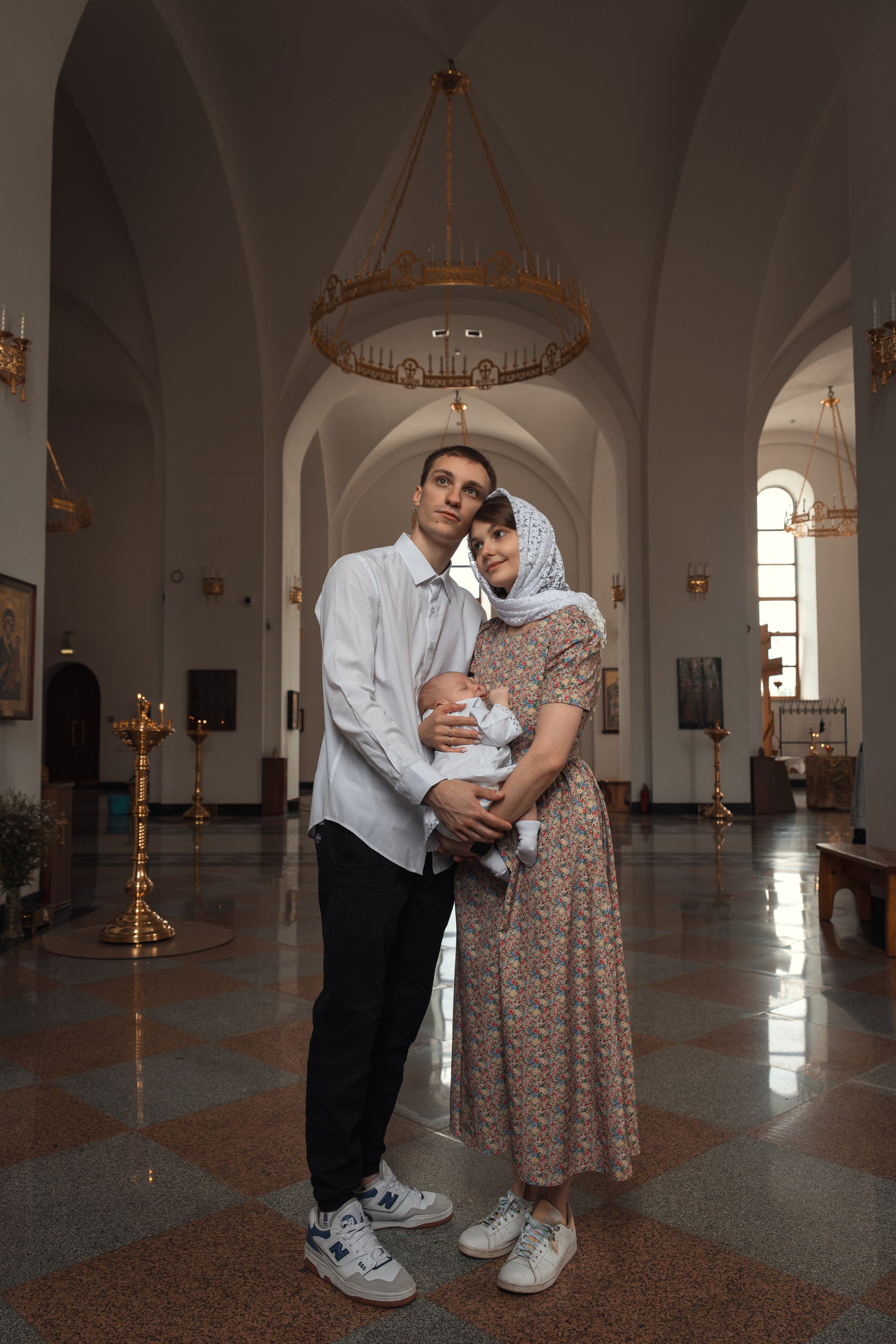 Крещение в Храме Успения Пресвятой Богородицы в Останкино | Фотограф Мария Шантарева