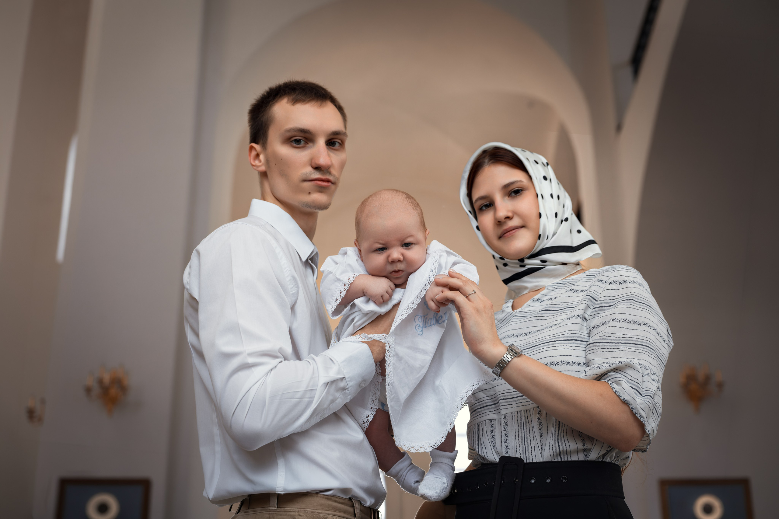 Крещение в Храме Успения Пресвятой Богородицы в Останкино | Фотограф Мария Шантарева