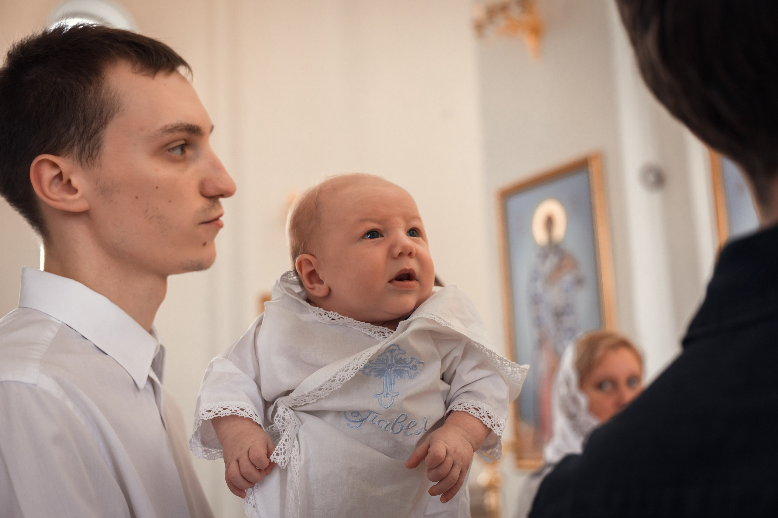 Крещение в Храме Успения Пресвятой Богородицы в Останкино | Фотограф Мария Шантарева