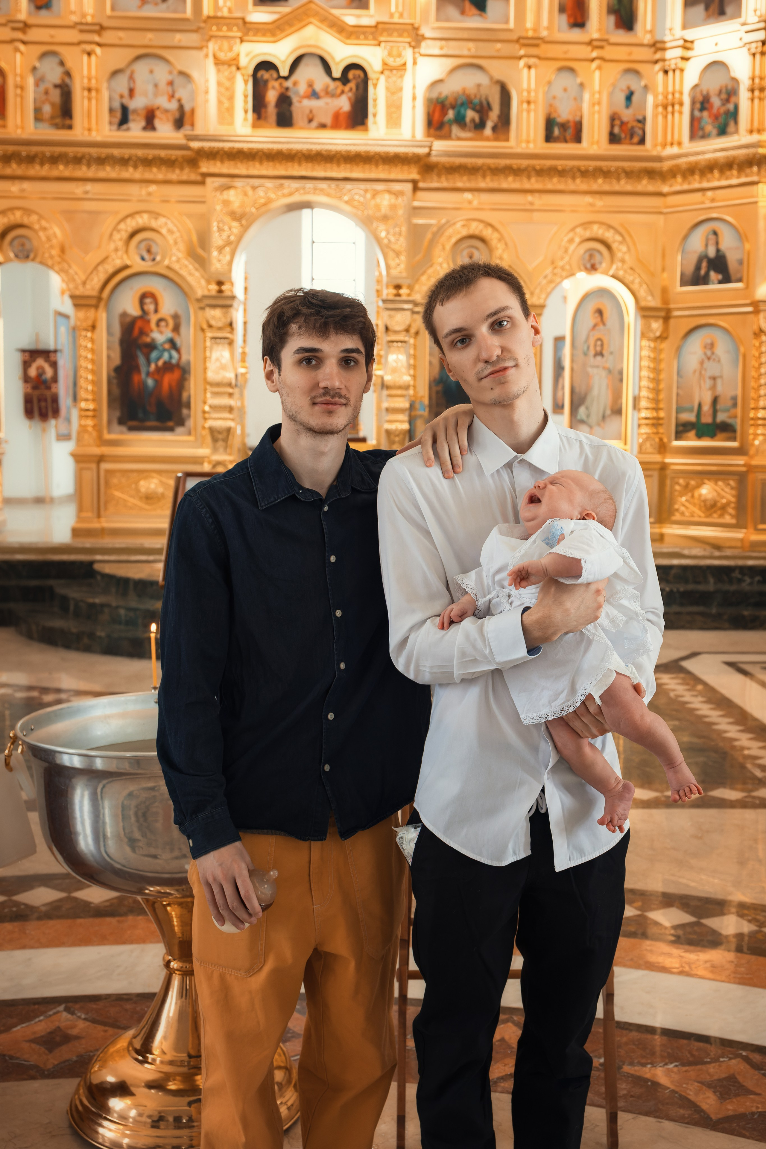 Крещение в Храме Успения Пресвятой Богородицы в Останкино | Фотограф Мария Шантарева