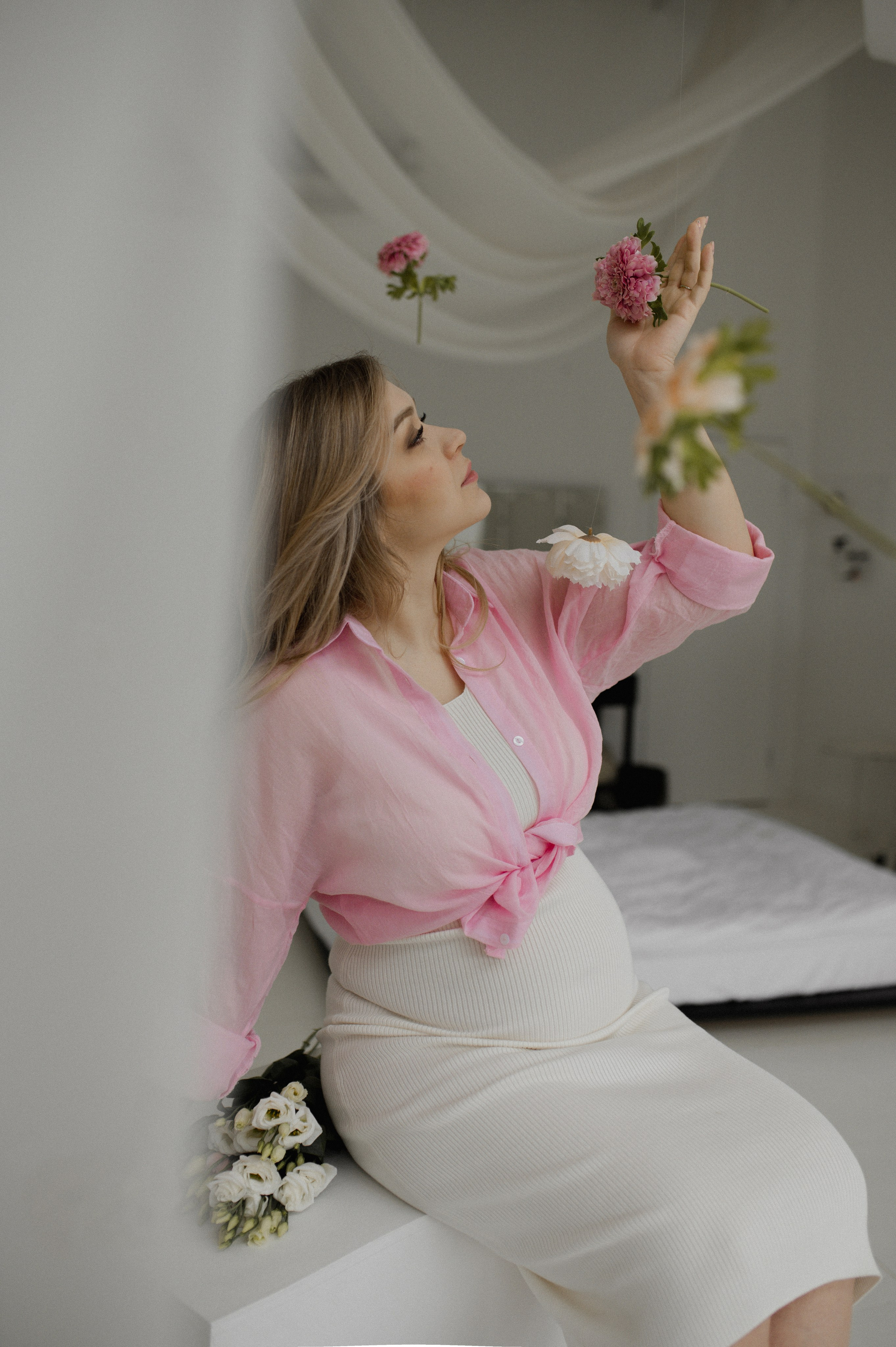 Оля в ожидании малыша. Семейная фотосессия Бутово Москва фотограф Алина Морщагина