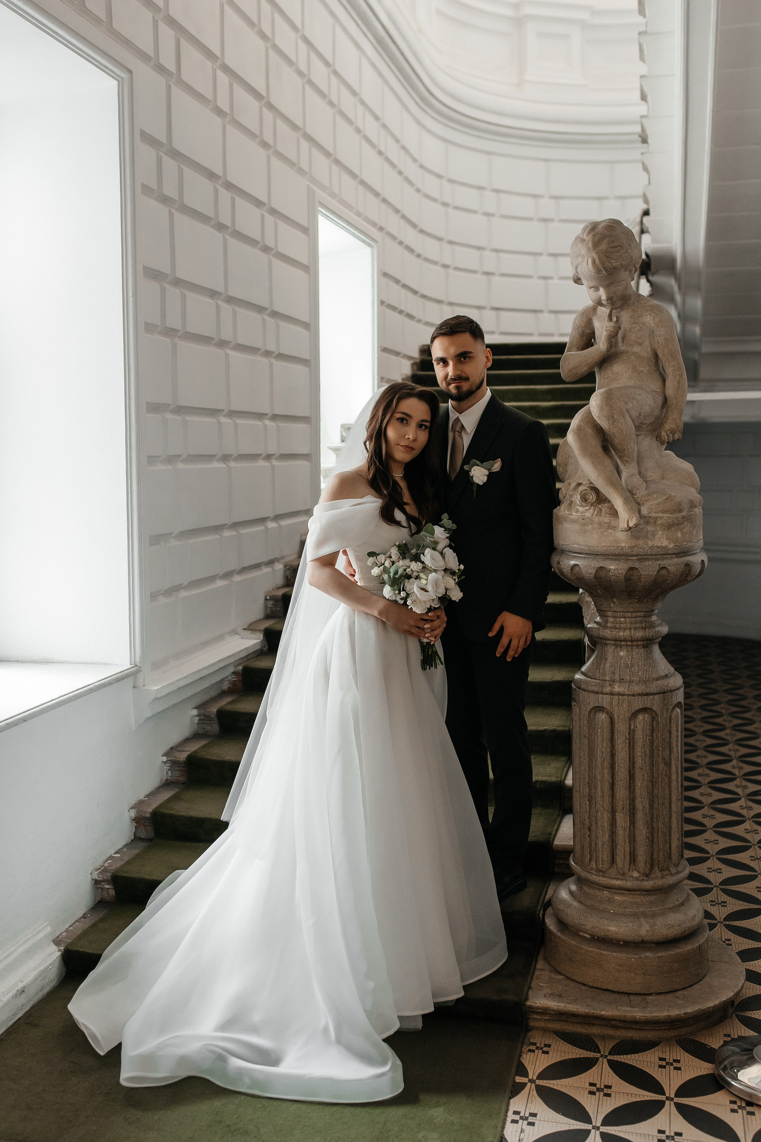 Выездная регистрация брака в Особняке Спиридонова. Свадебный фотограф в Москве Дарья Олендарёва