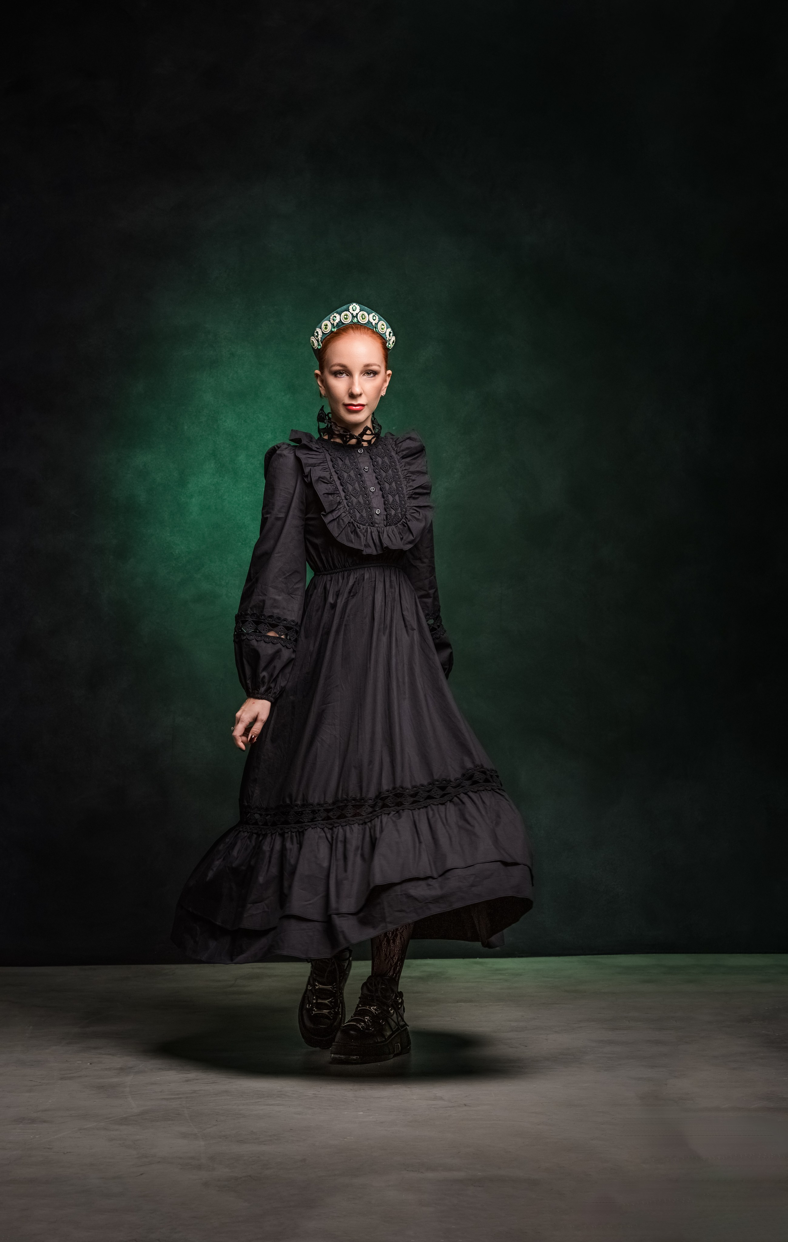 Студийная фотосессия в русском стиле для Веры. Фотограф Симферополь Крым Ольга Топоривская