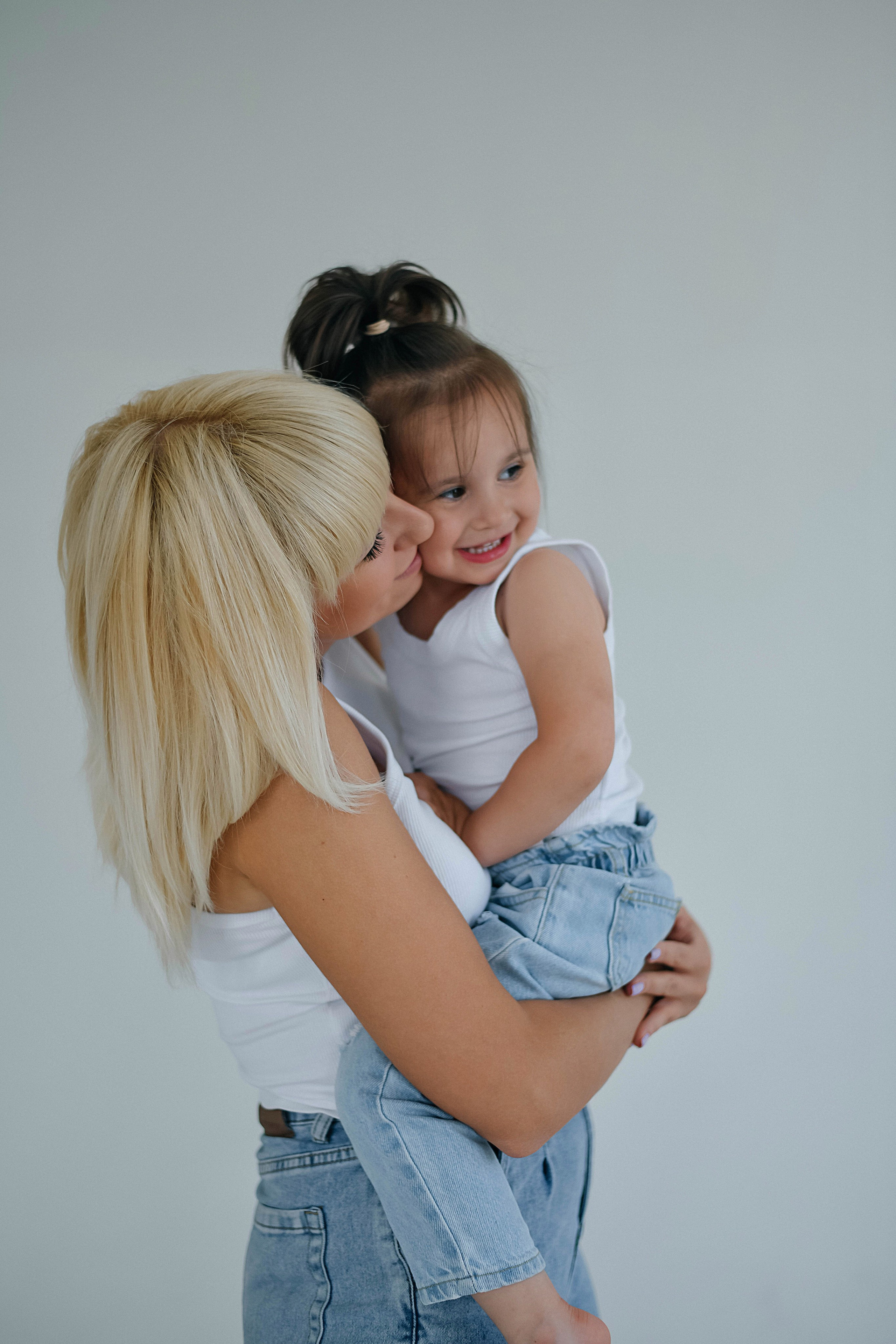 Мама и дочка студийная. Фотограф Подольск