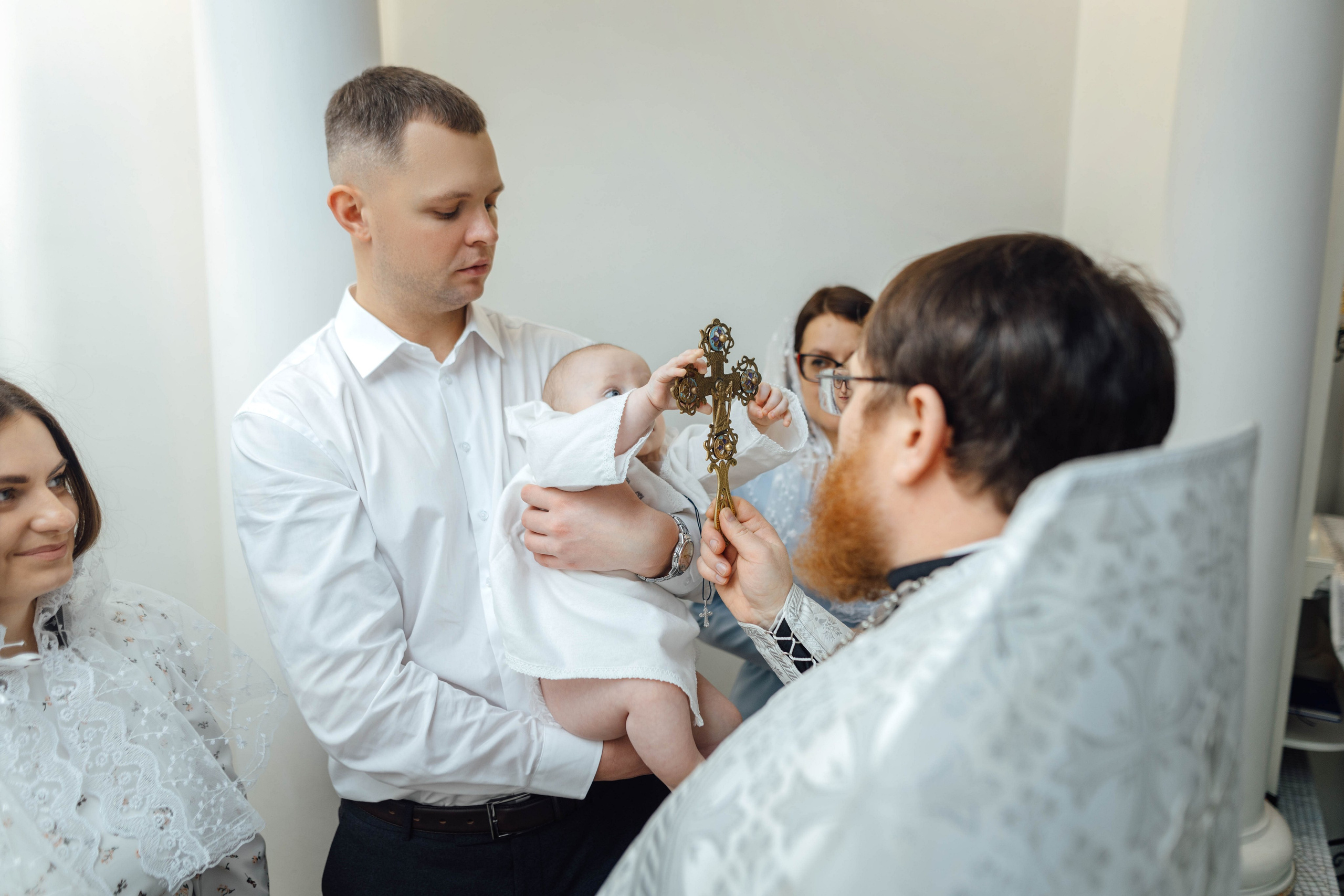 Крещение Матвея, храм Святой Троицы, декабрь 2025