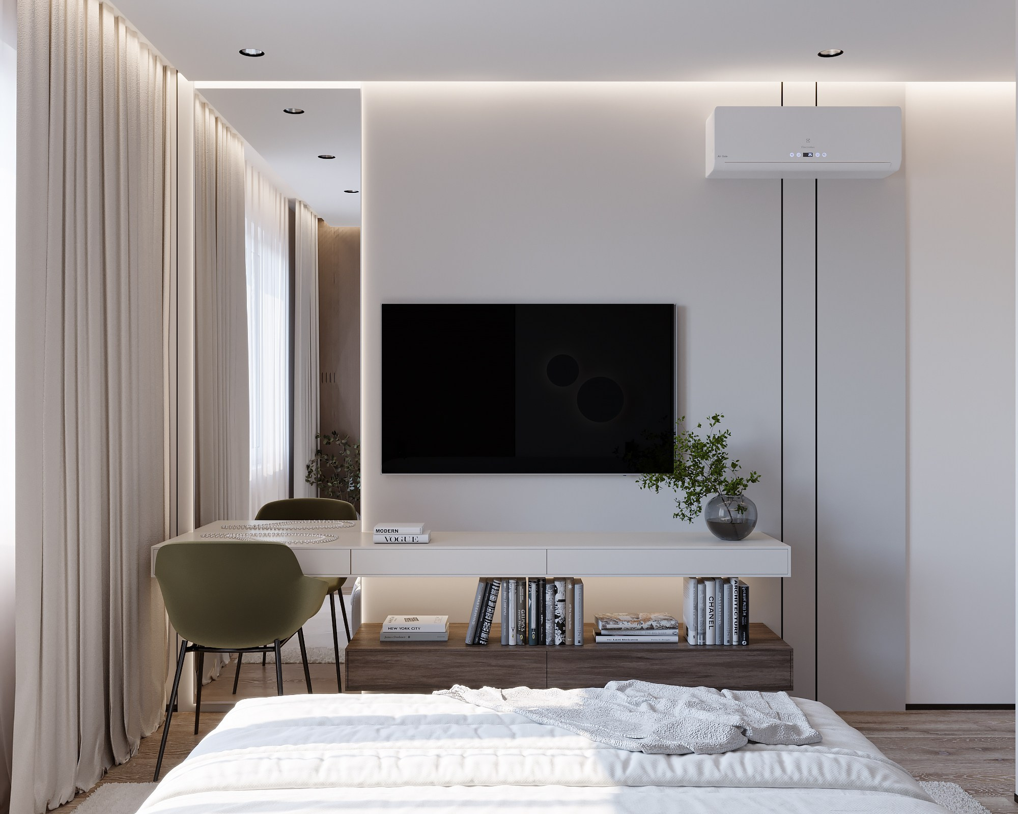 Дизайн-проект 3к квартиры в Дубне. Дизайнер интерьера в Дубне, Москве, Дмитрове