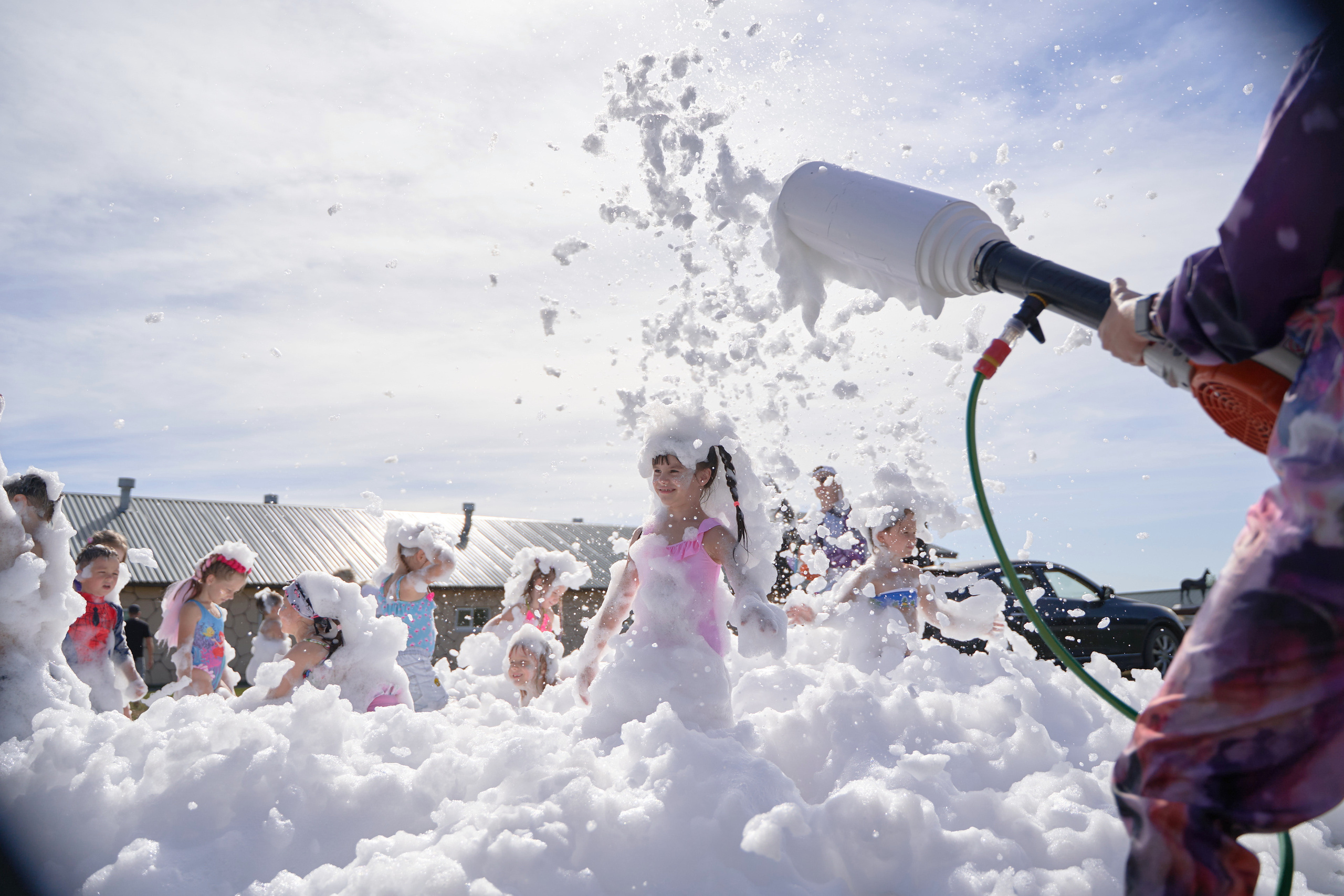 Детский праздник с пенной вечеринкой Пермь