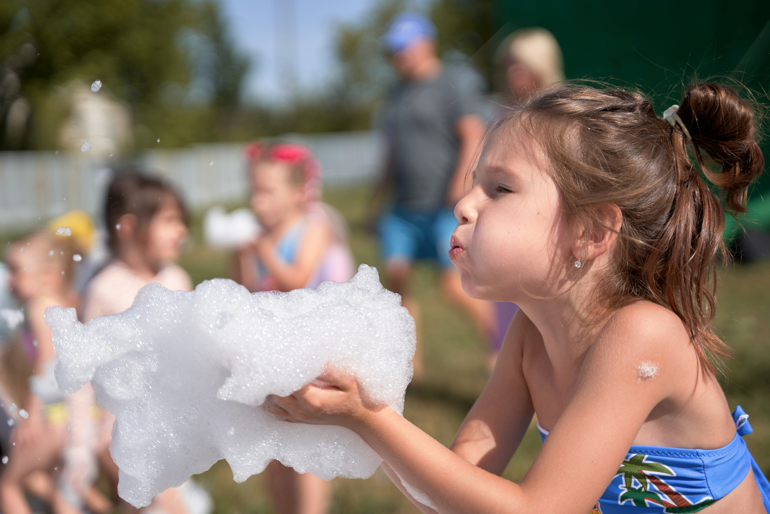 Дети на пенной вечеринке Пермь