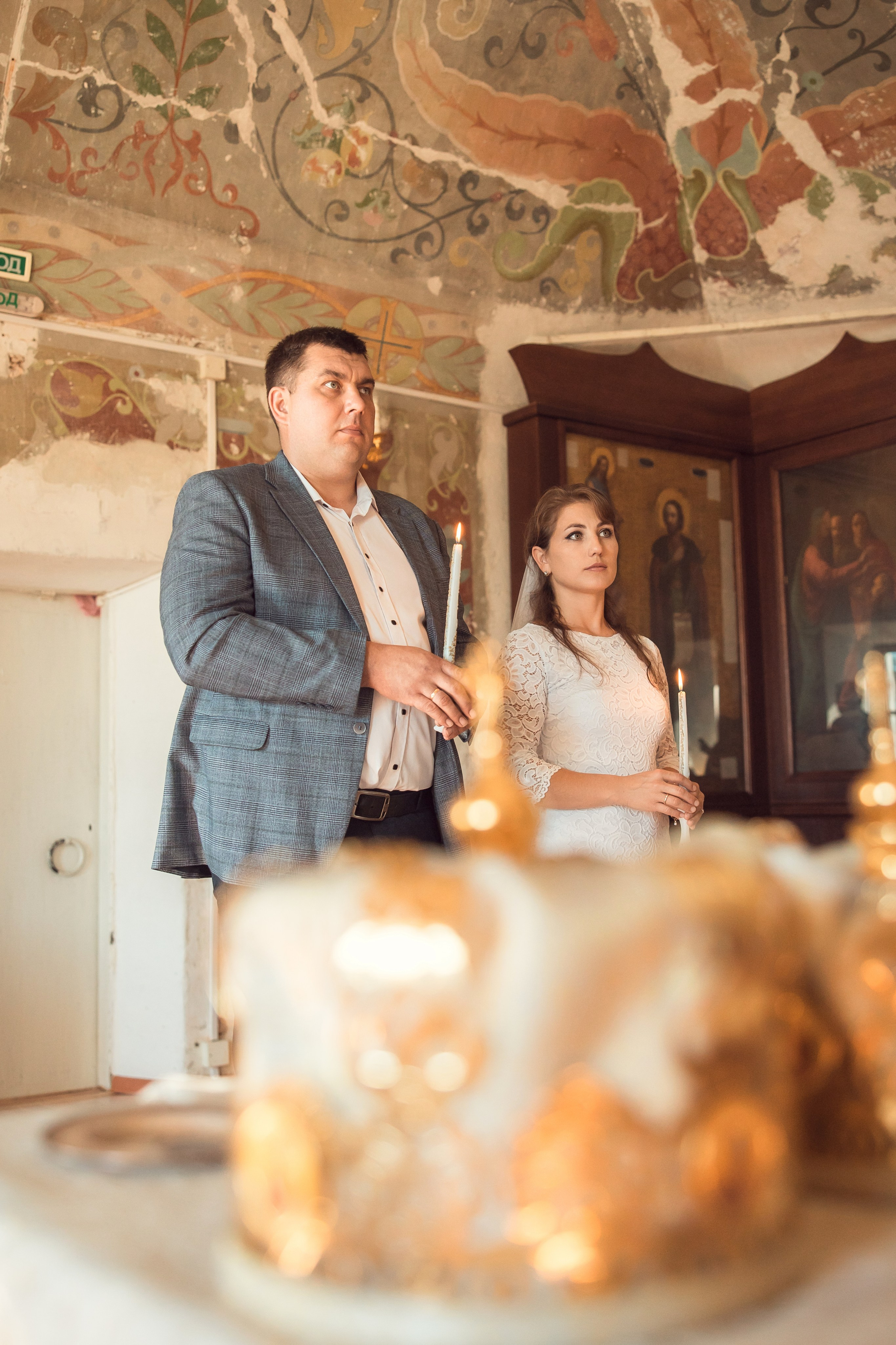 Анастасия и Сергей. Церковь Усекновения главы Иоанна Предтечи при Архиерейском доме. Семейный фотограф в Рязани и Рязанской области