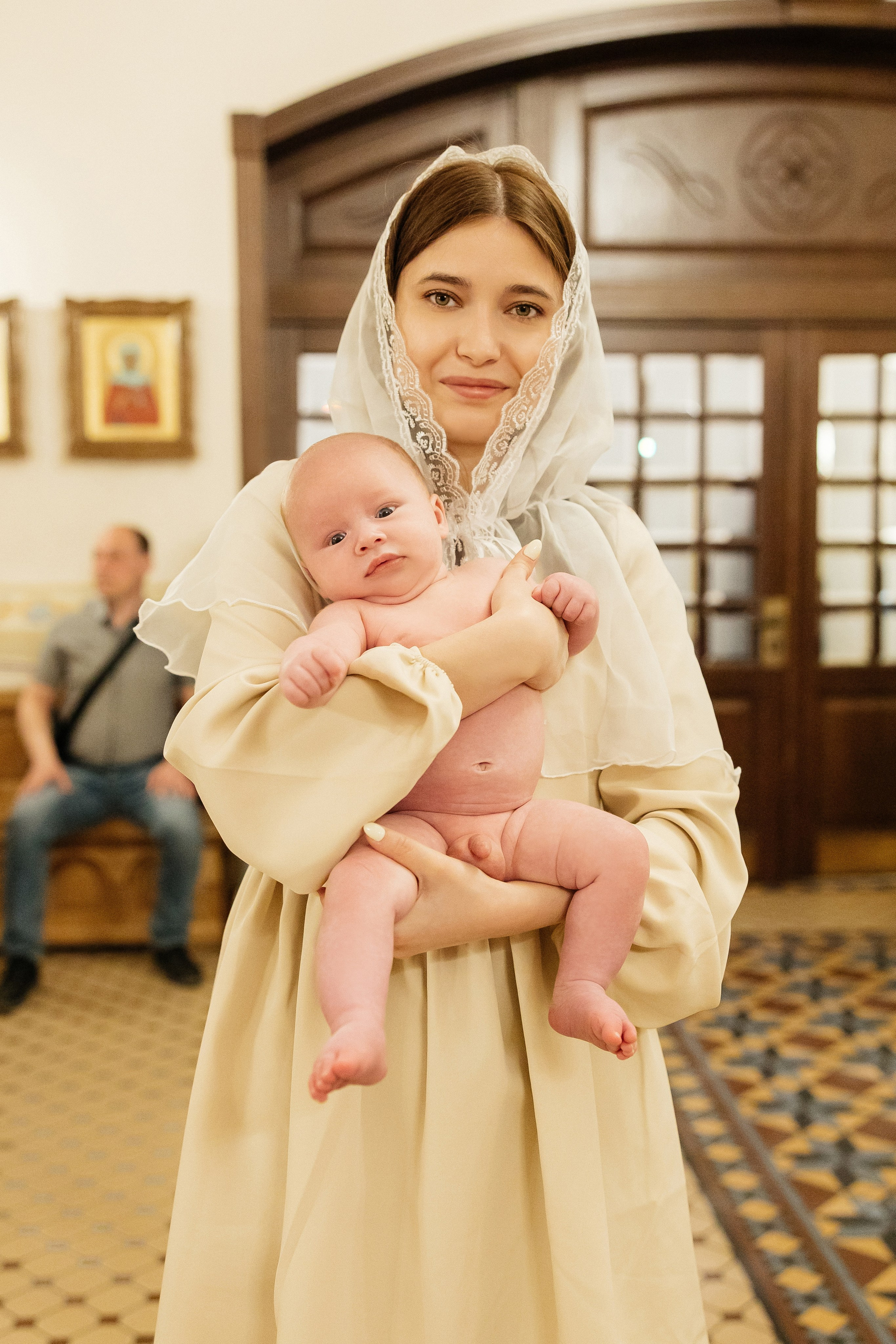 Таинство Крещения Максима и Александра. Храм Покрова Пресвятой Богородицы